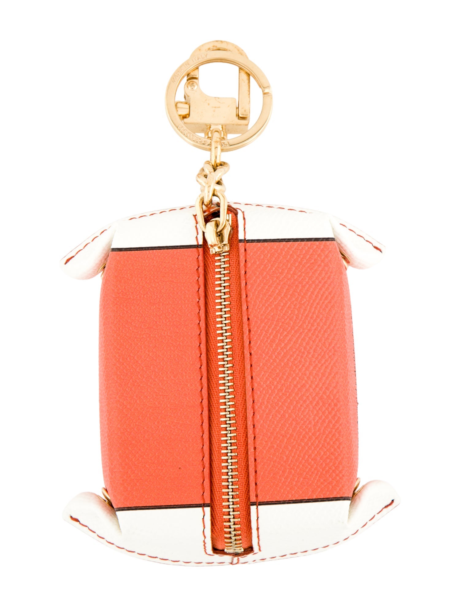 Dolce & Gabbana Leather Keychain w/Tags