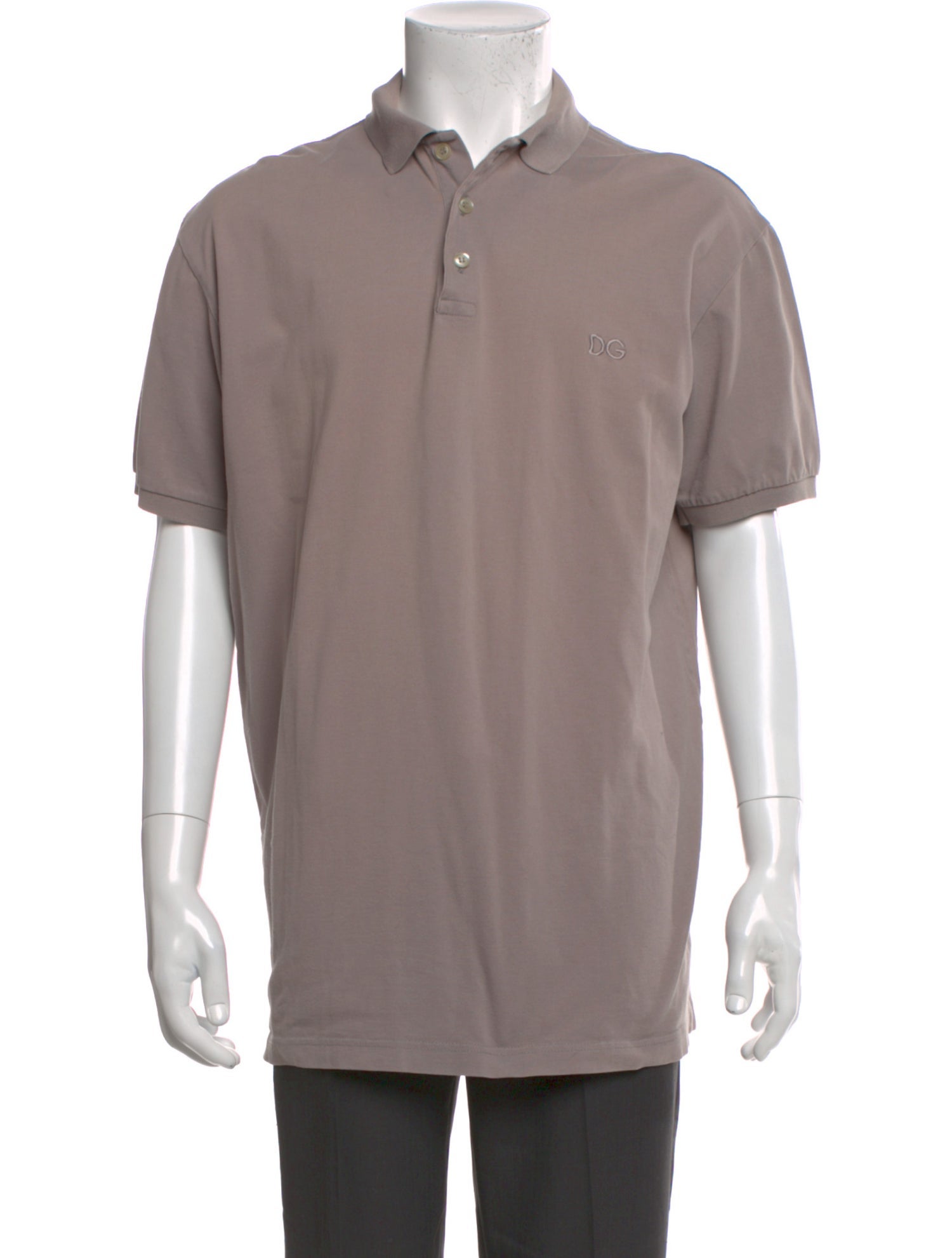 Dolce & Gabbana Crew Neck Short Sleeve Polo Shirt