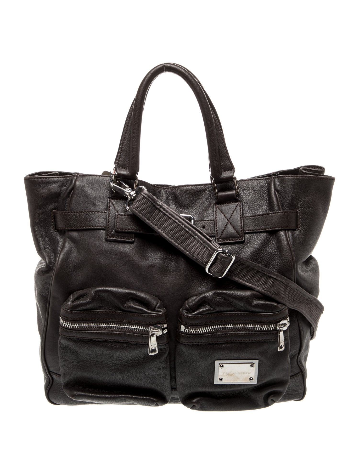 Dolce & Gabbana Leather Messenger Bag