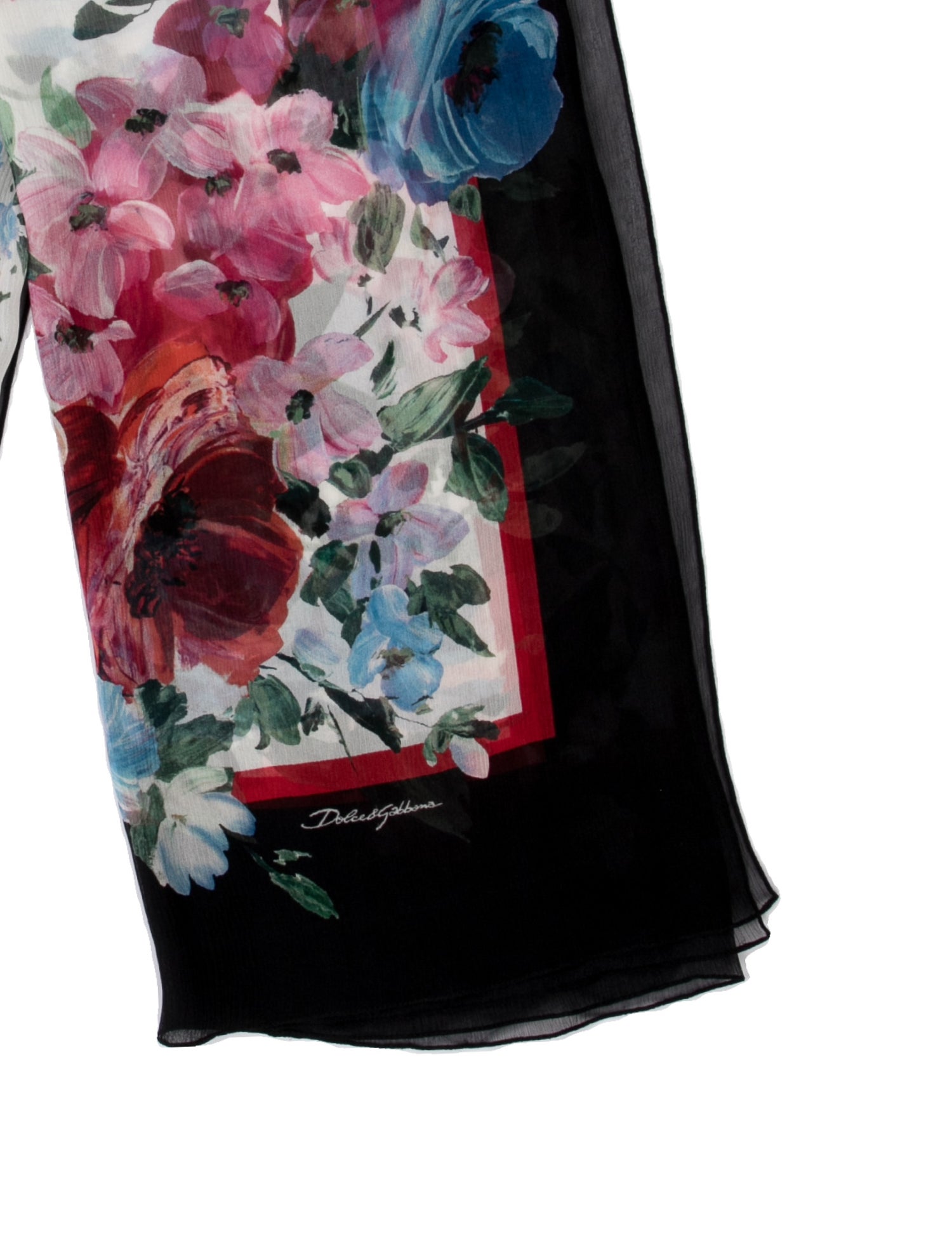 Dolce & Gabbana Floral Print Scarf