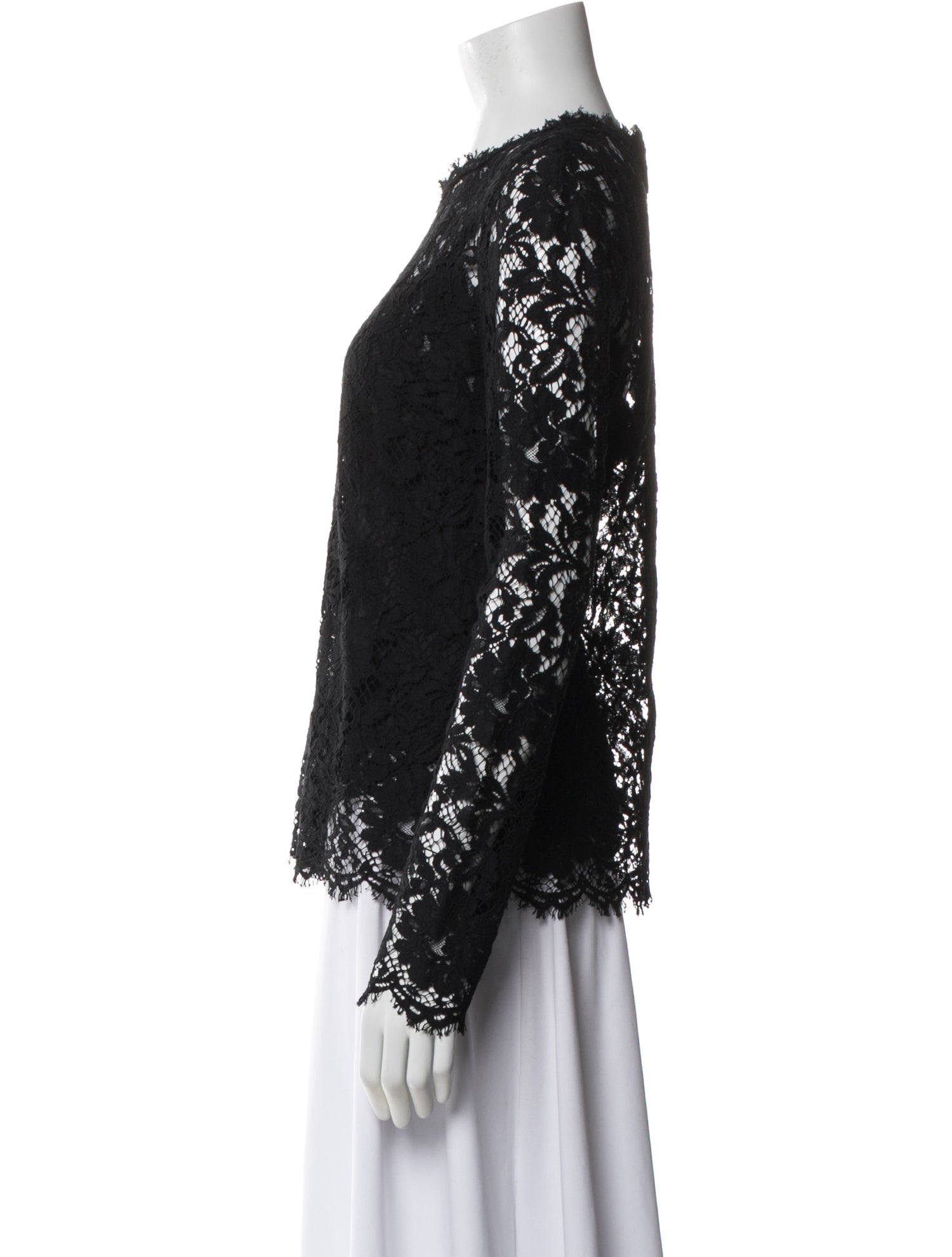 Dolce & Gabbana Lace Lace Pattern Blouse