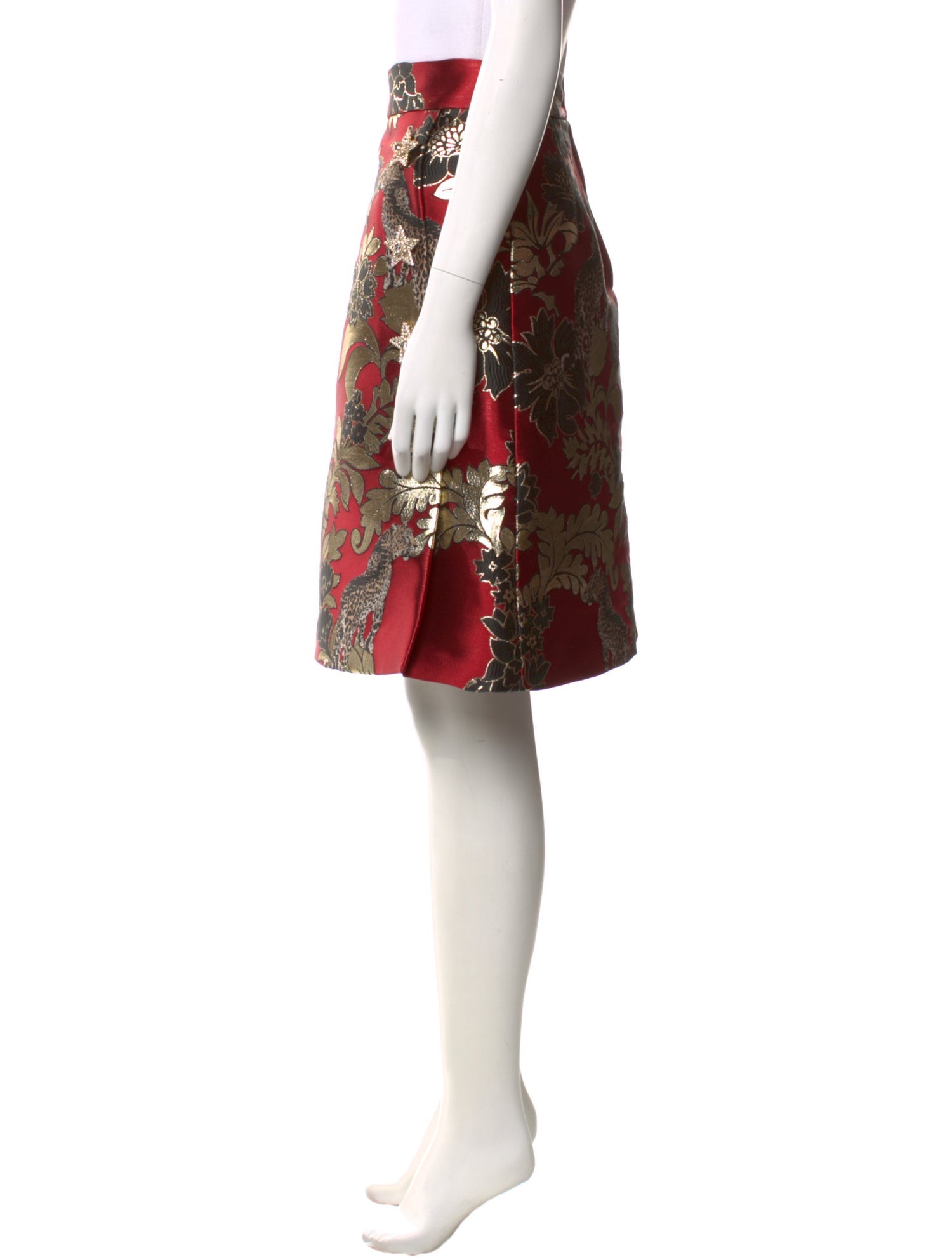 Dolce & Gabbana Floral Print Knee-Length Skirt