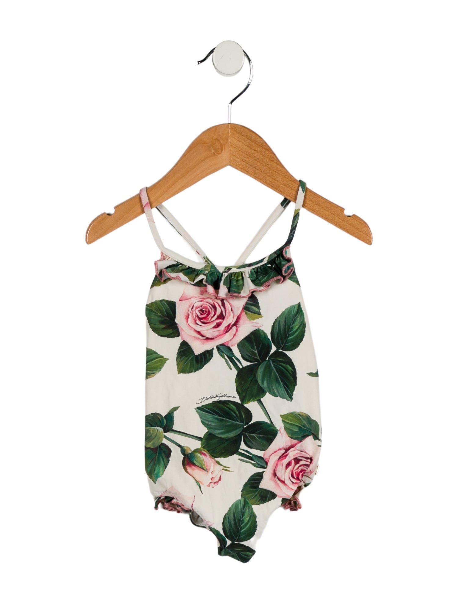 Dolce & Gabbana Toddler Girls' Floral One Piece Bathingsuit