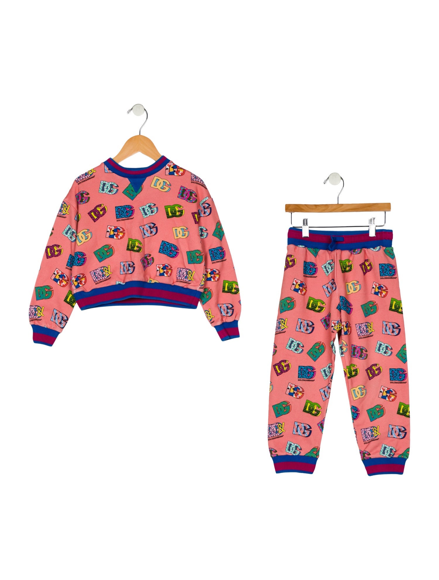 Dolce & Gabbana Girls' Graphic Print Jogging Set