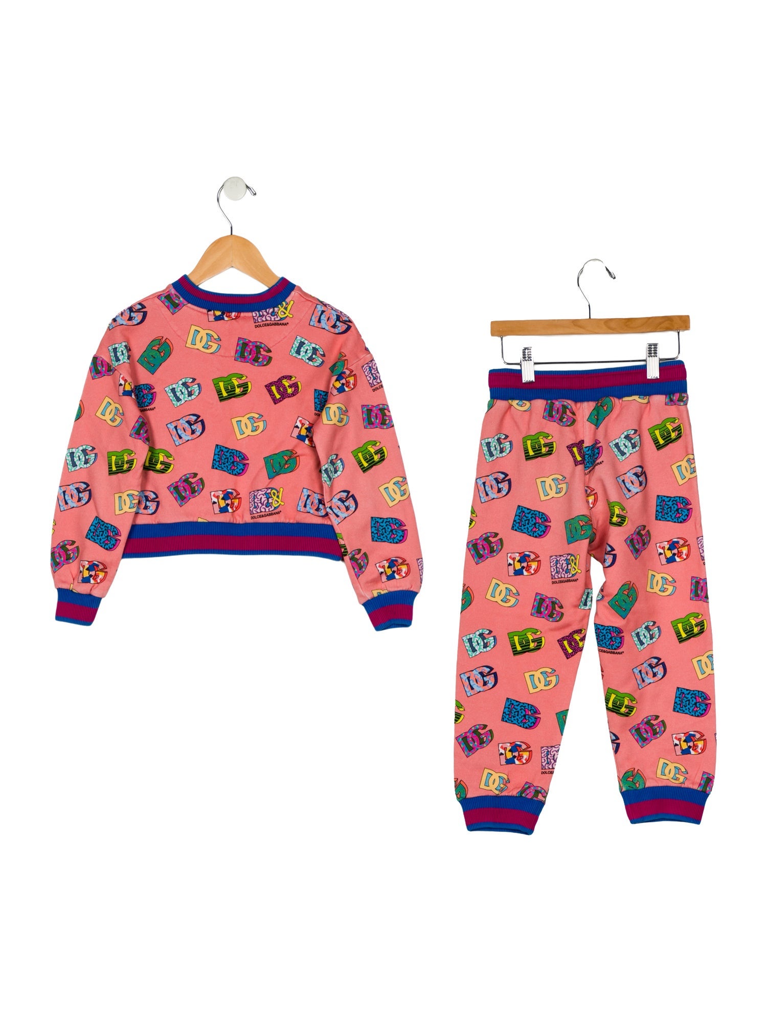 Dolce & Gabbana Girls' Graphic Print Jogging Set