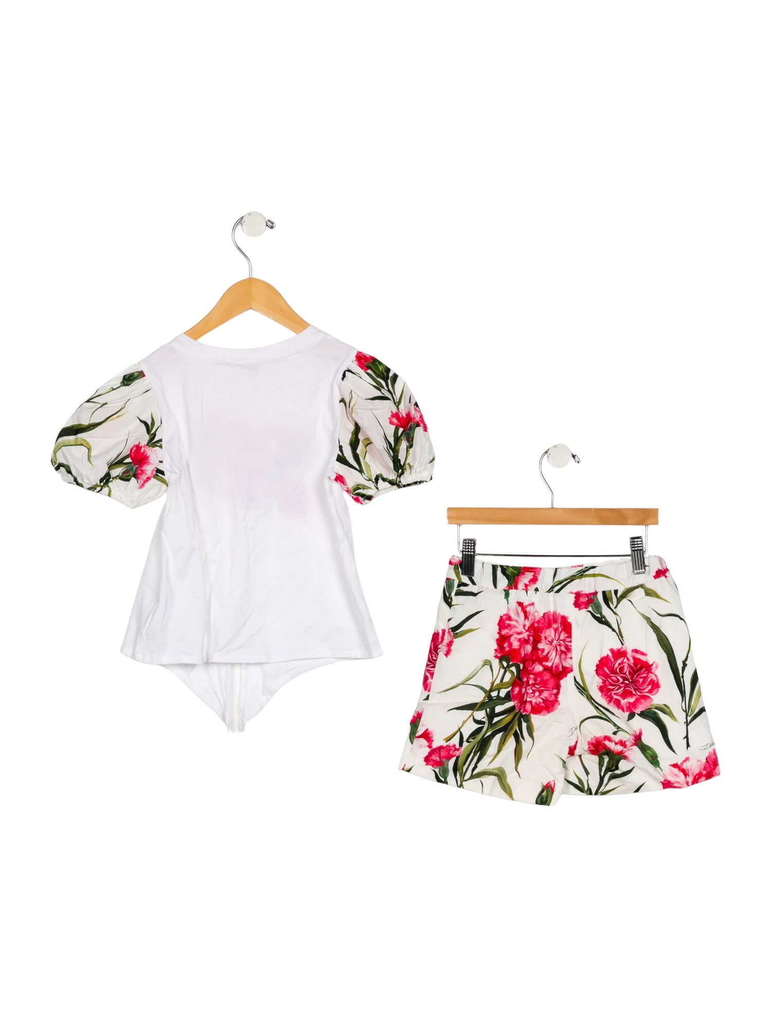 Dolce & Gabbana Girls' Floral Short Set
