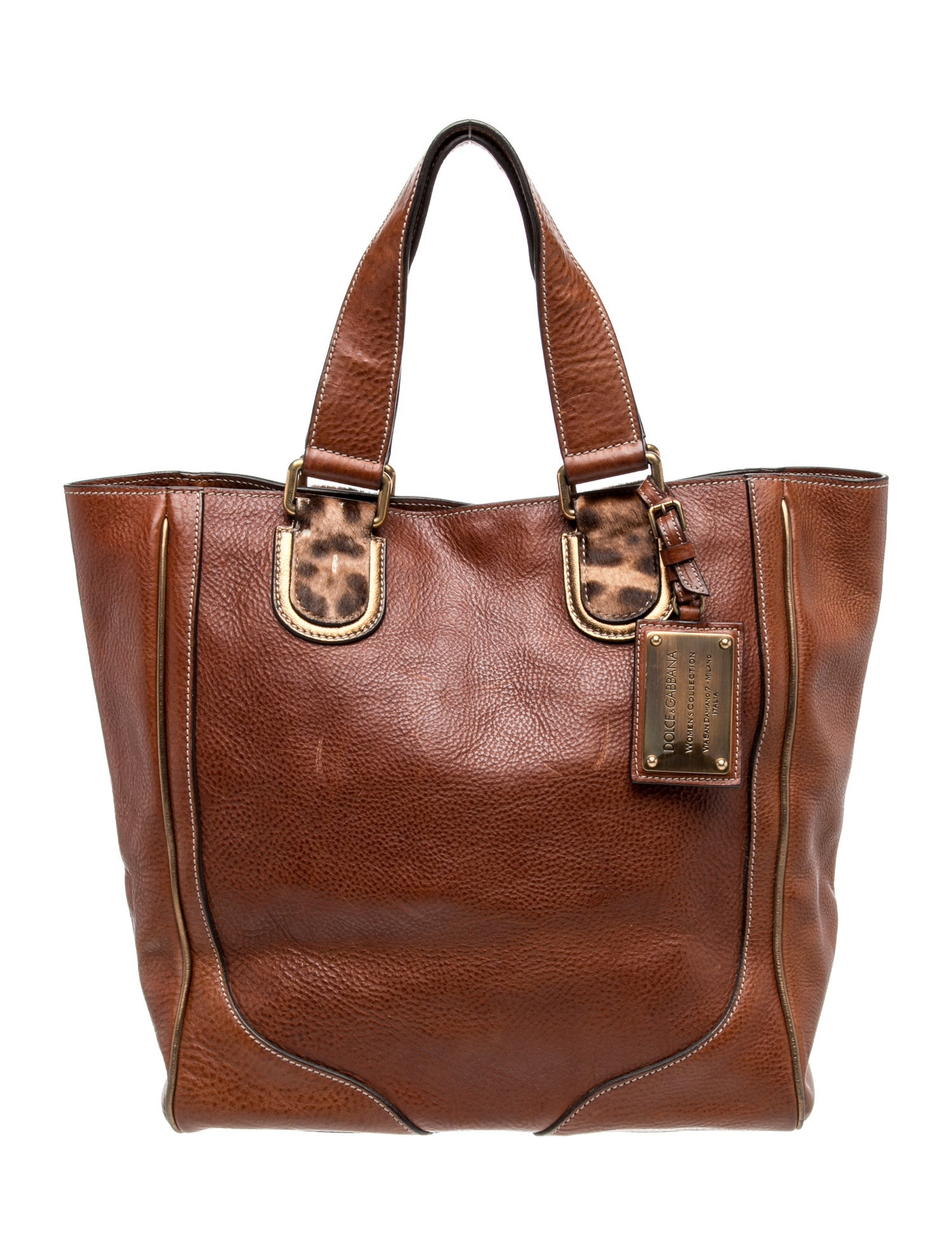 Dolce & Gabbana Leather Top Handle Bag