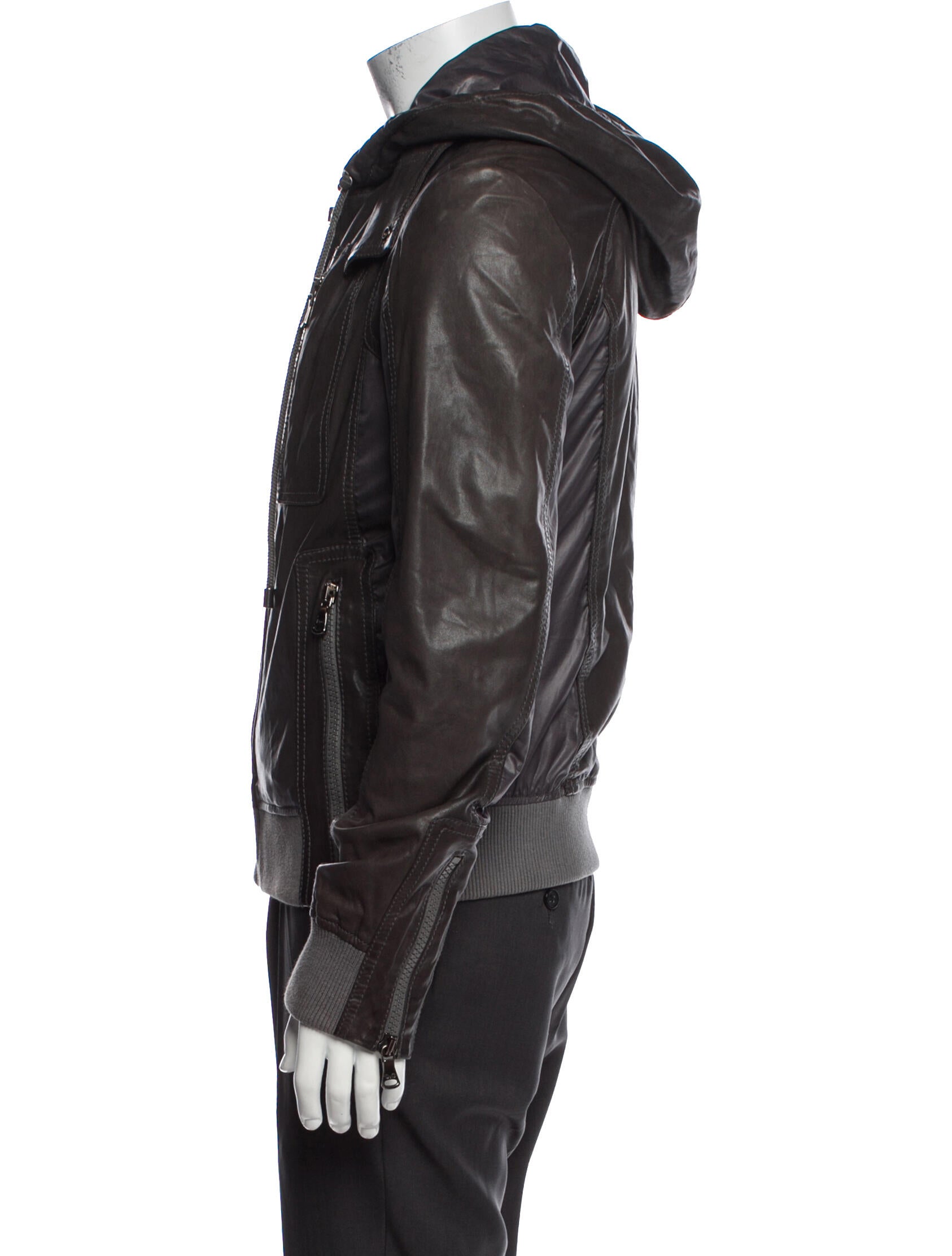 Dolce & Gabbana Lambskin Windbreaker