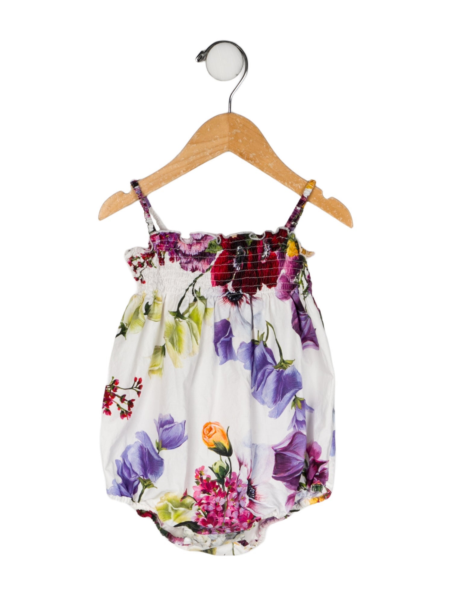 Dolce & Gabbana Infant Girls' Floral Printed One-Piece
