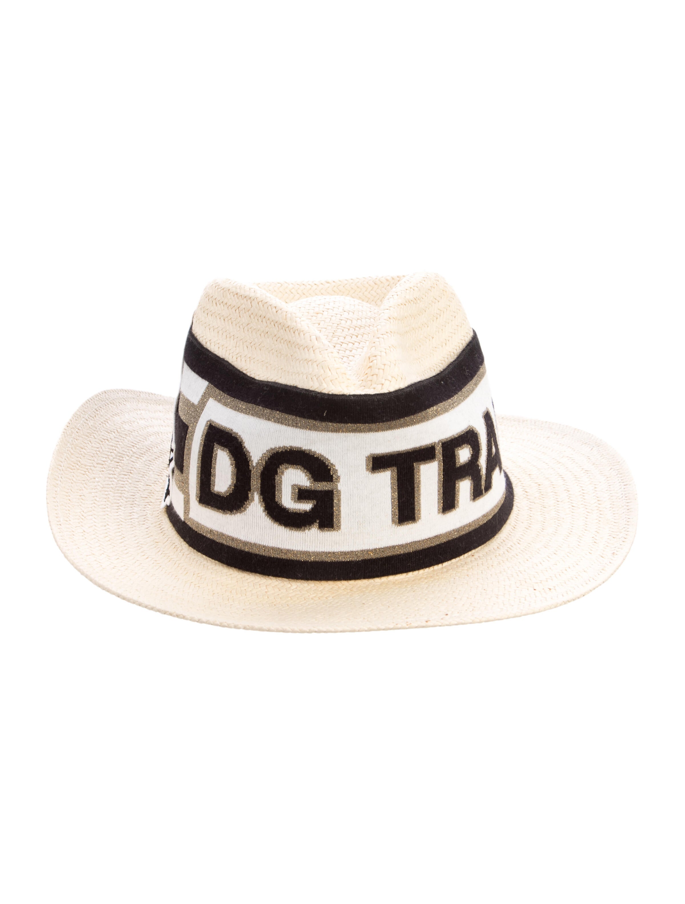 Dolce & Gabbana Printed Straw Hat