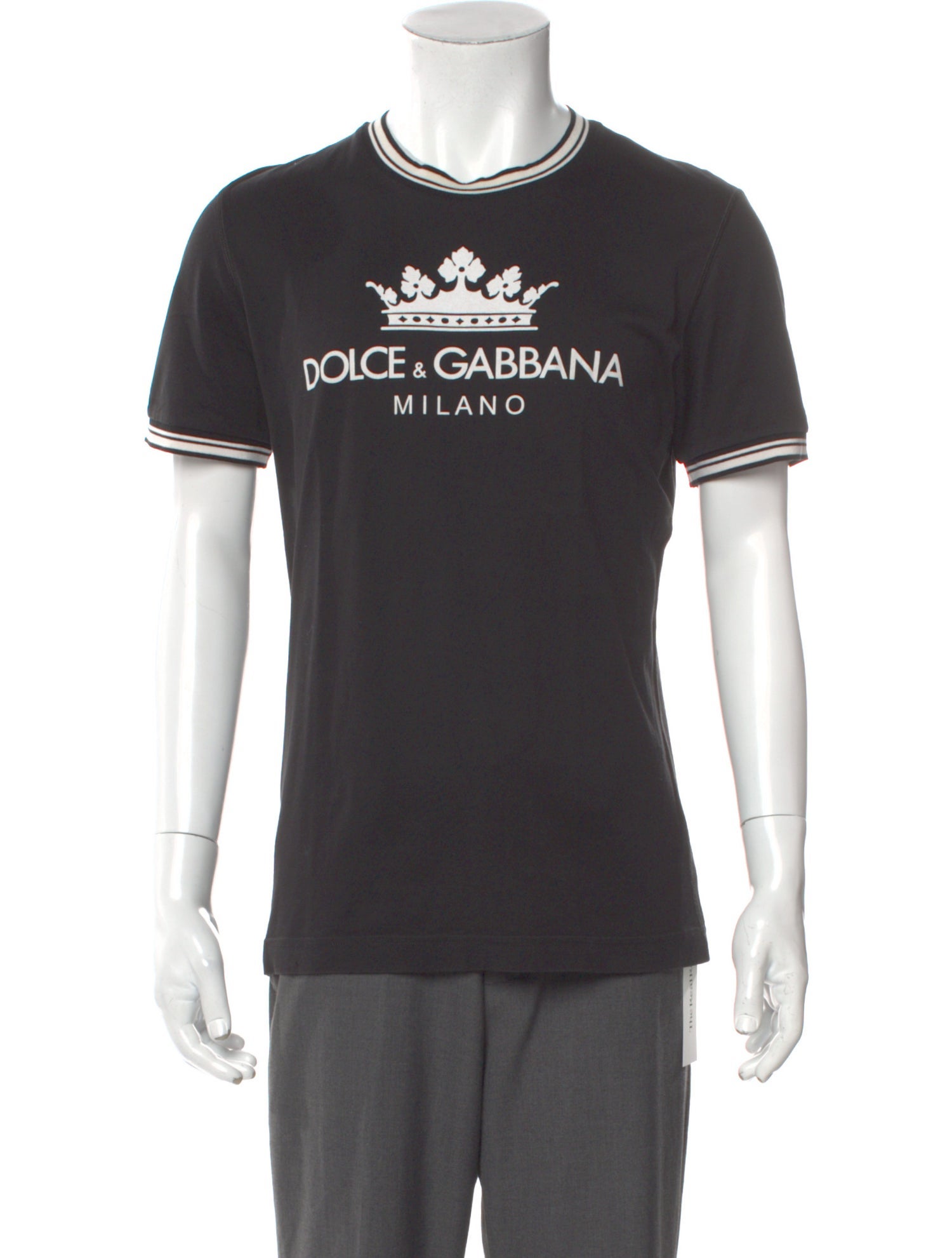 Dolce & Gabbana Graphic Print Crew Neck T-Shirt