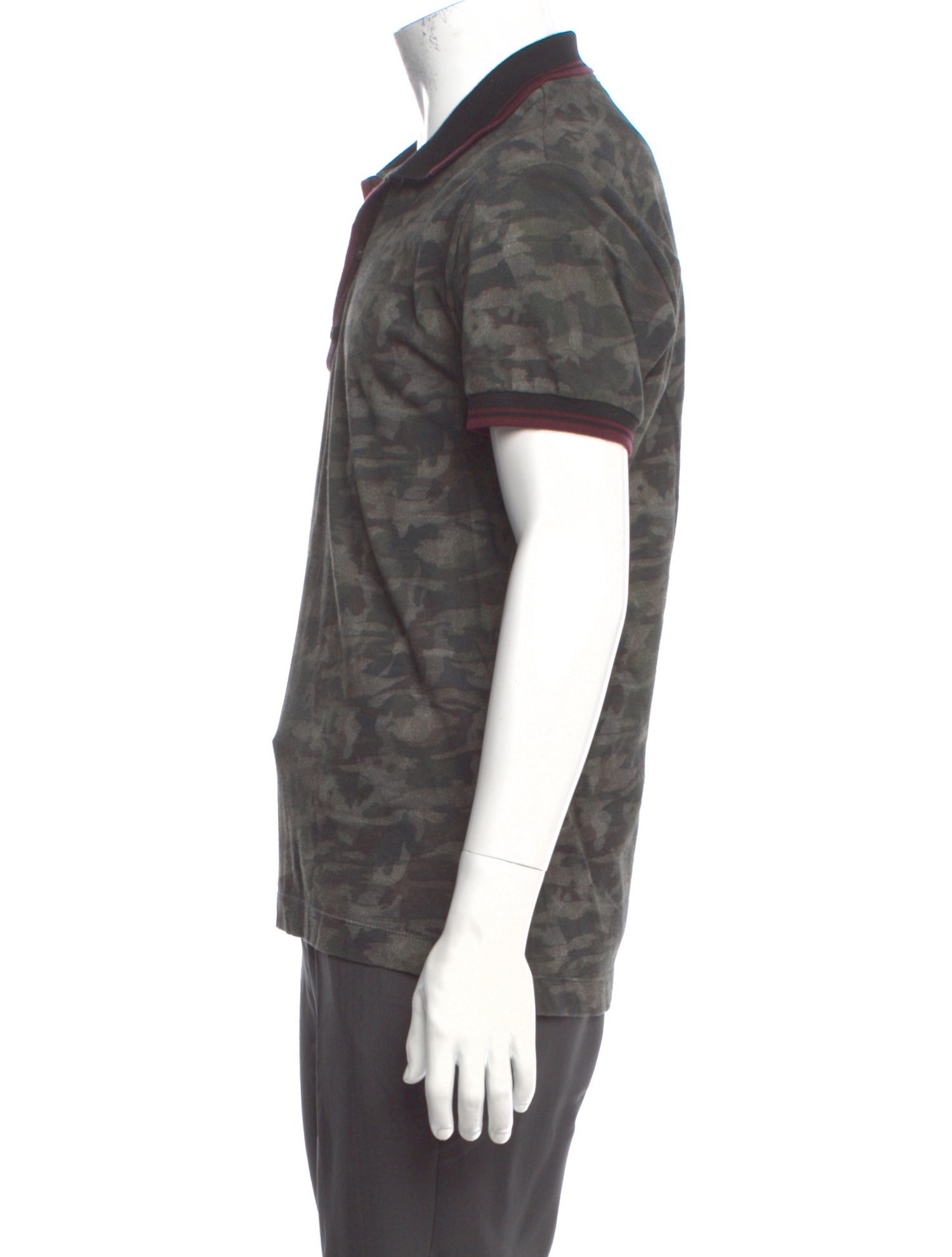 Dolce & Gabbana Printed V-Neck Polo Shirt