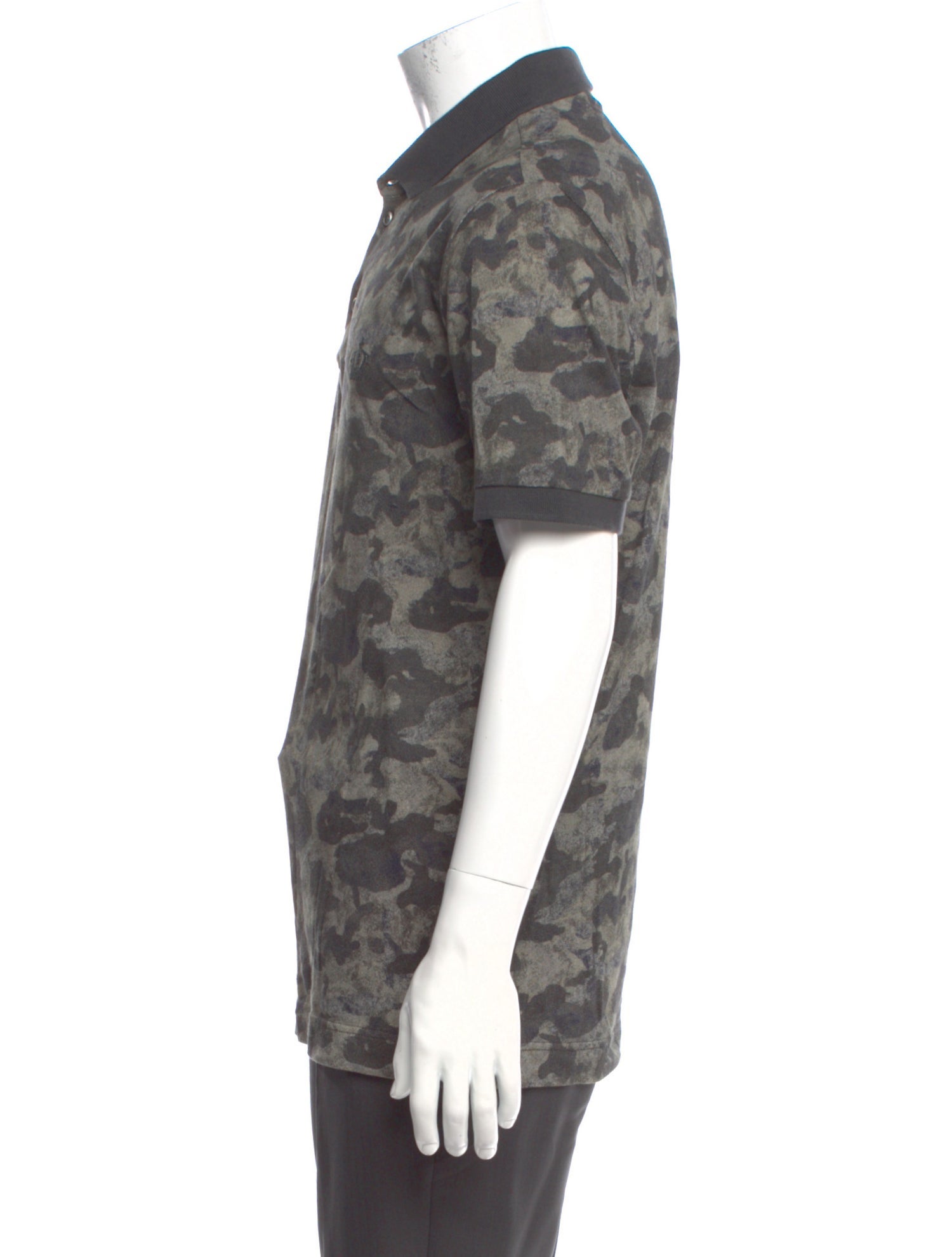 Dolce & Gabbana Printed V-Neck Polo Shirt