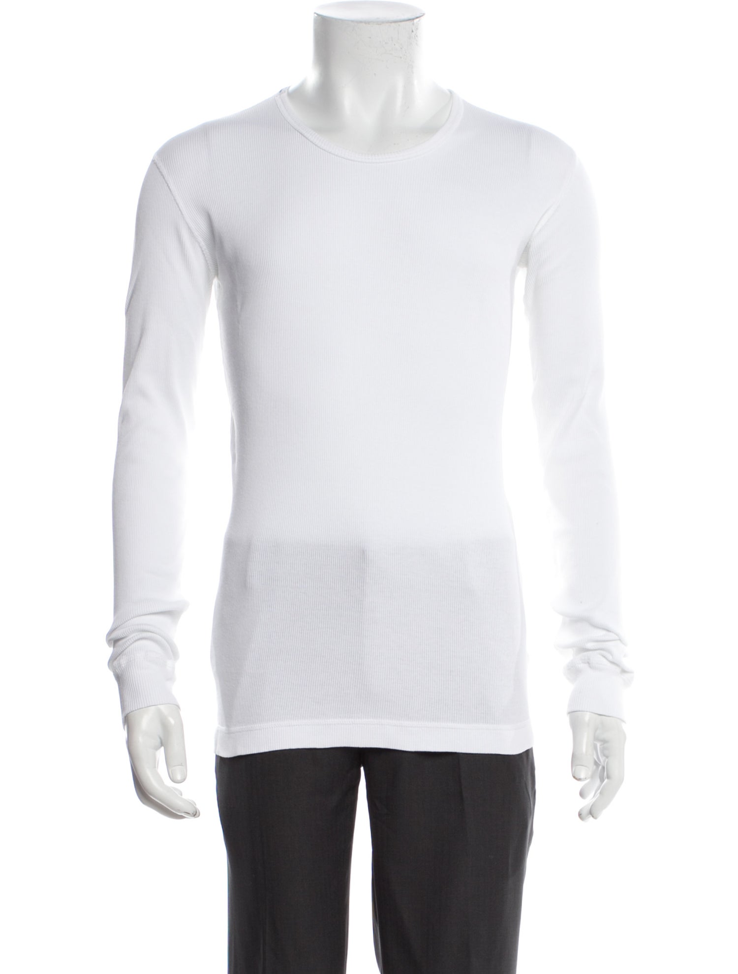 Dolce & Gabbana Crew Neck Long Sleeve T-Shirt