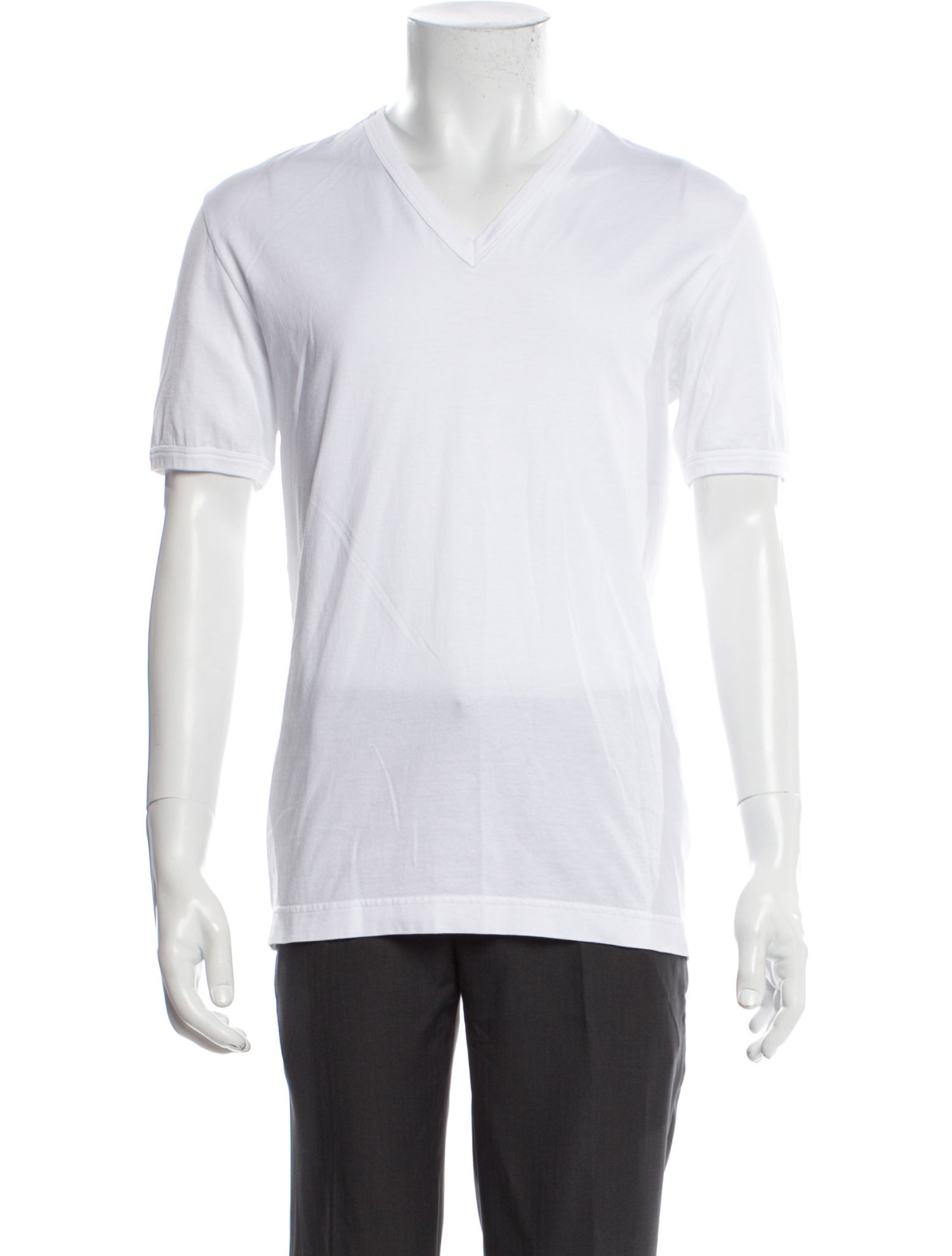 Dolce & Gabbana V-Neck Short Sleeve T-Shirt