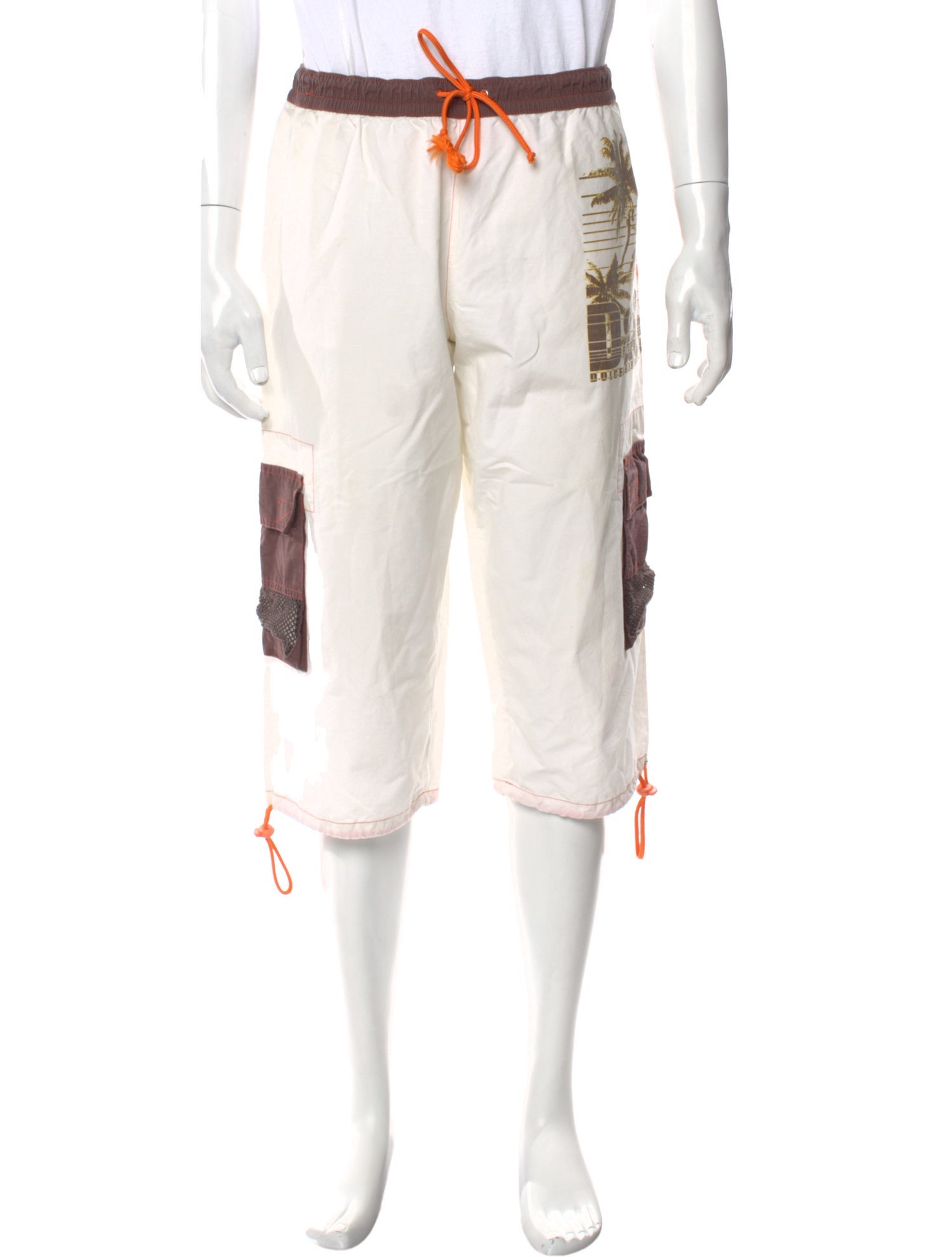 Dolce & Gabbana Colorblock Pattern Swim Trunks