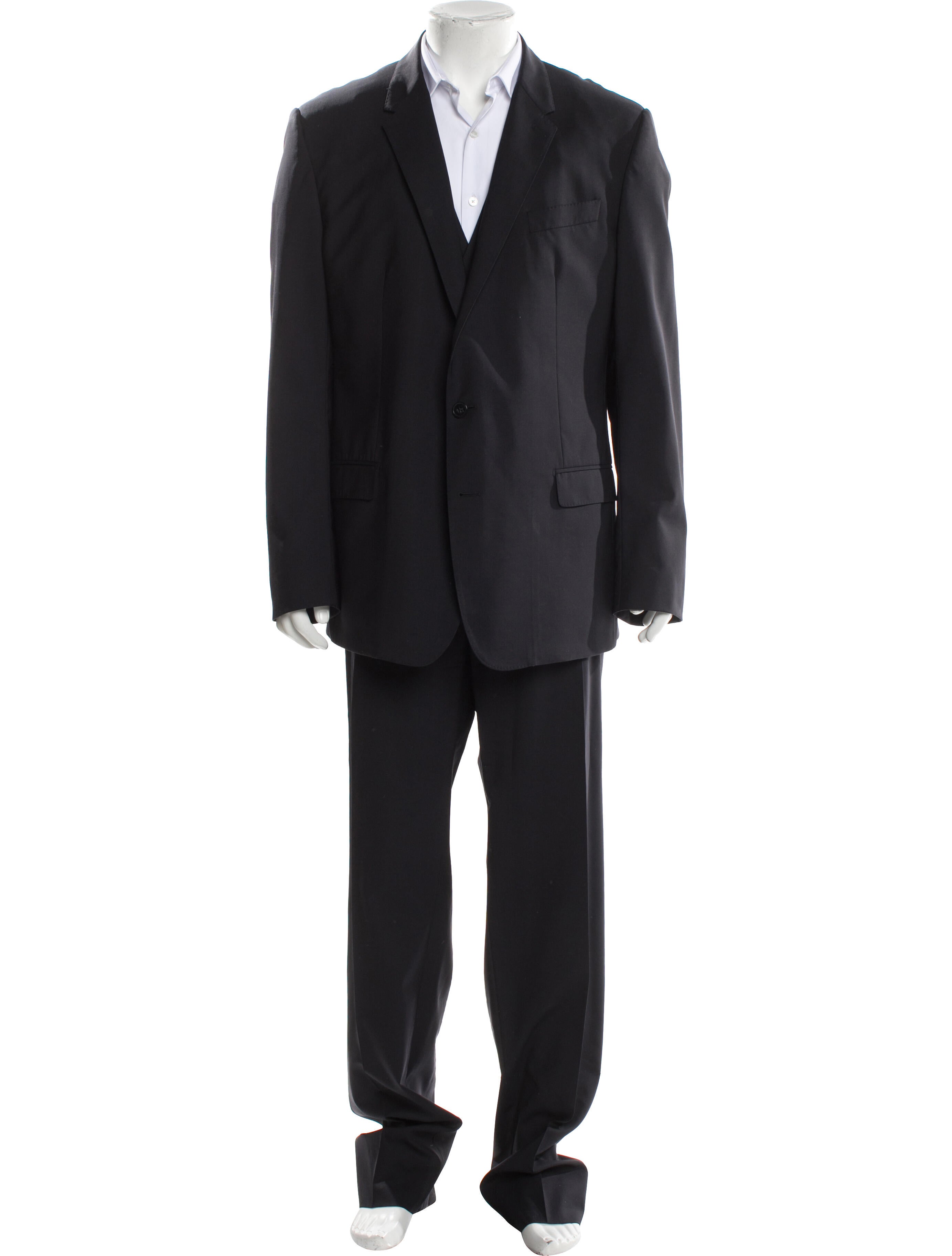 Dolce & Gabbana Virgin Wool Three-Piece Suit Vest