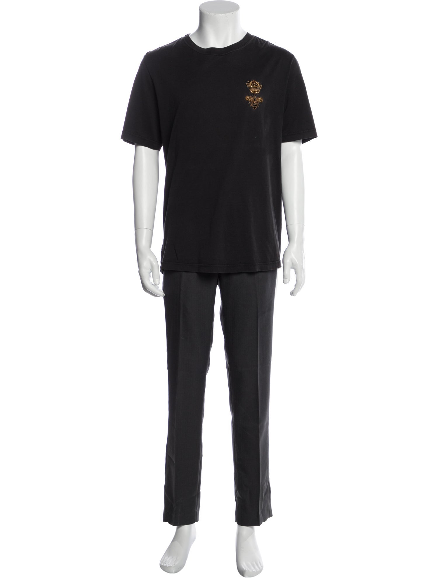 Dolce & Gabbana Graphic Print Crew Neck T-Shirt