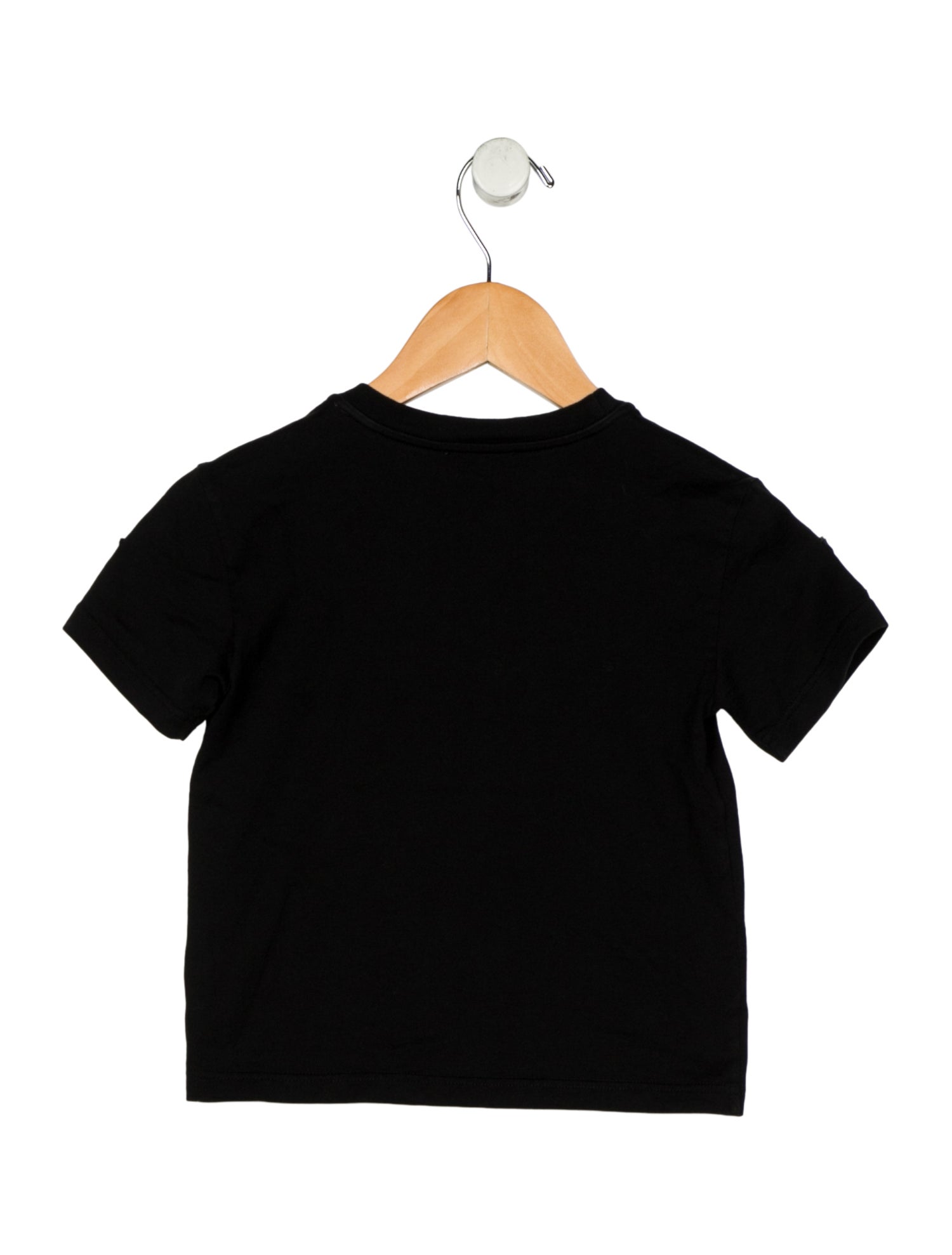 Dolce & Gabbana Cotton black short sleeve shirt with patch embellishments
