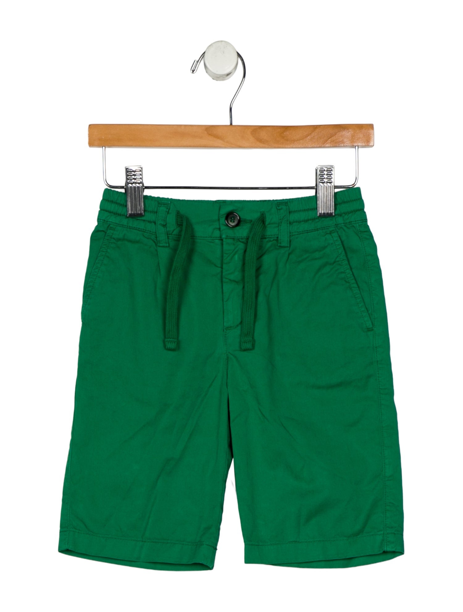 Dolce & Gabbana Cotton green pants with zip and button closure