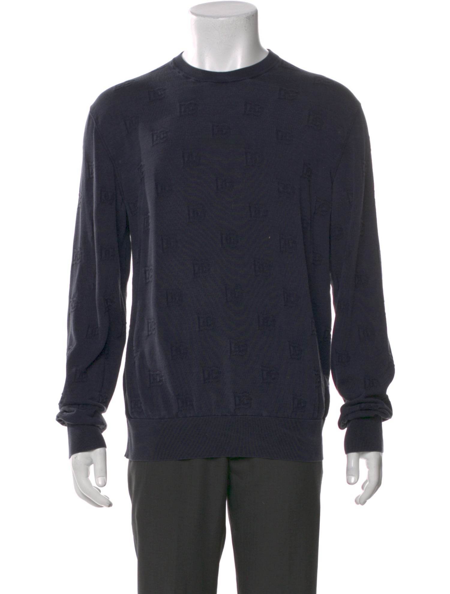 Dolce & Gabbana Silk Crew Neck Pullover