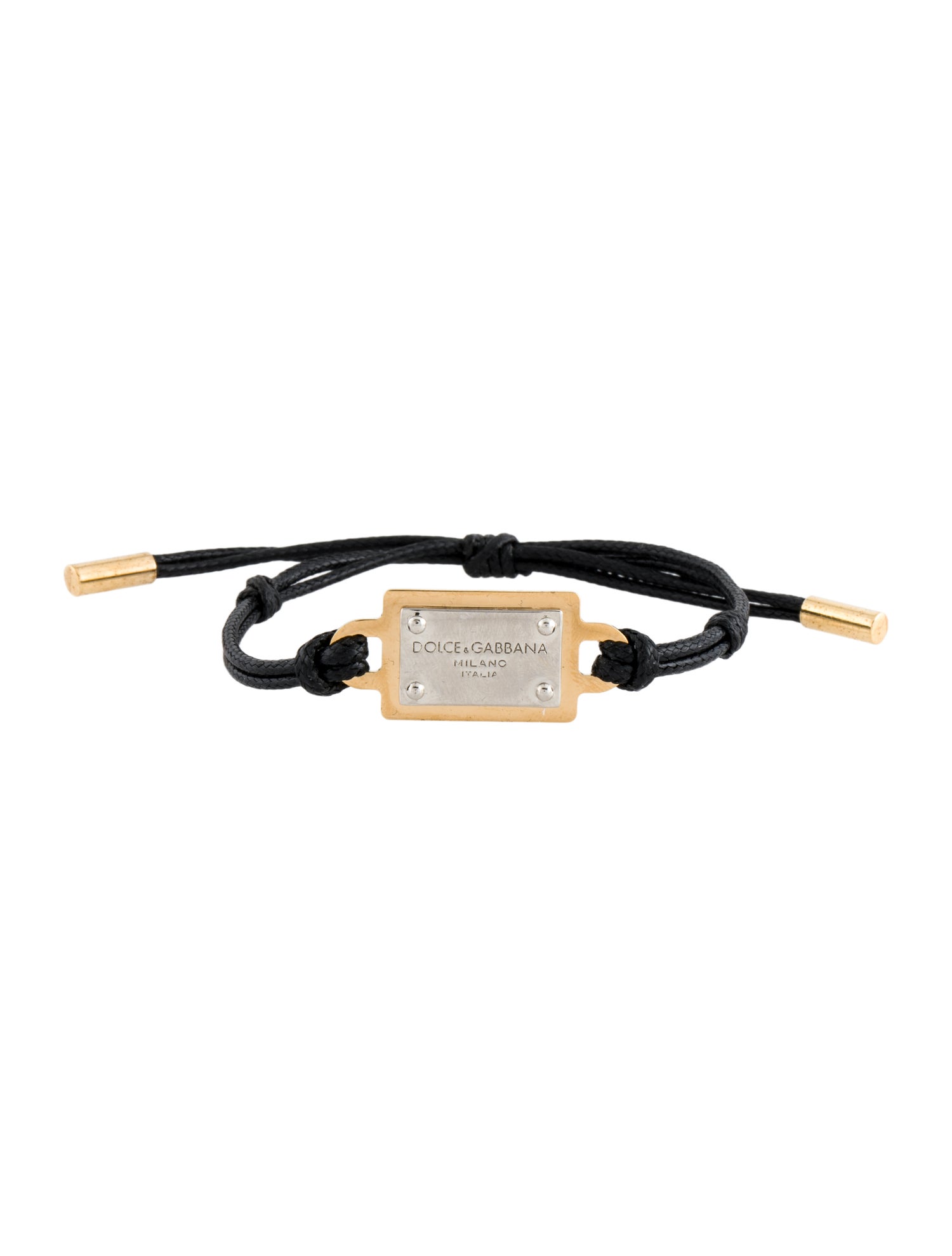 Dolce & Gabbana Cord Logo Station Bracelet