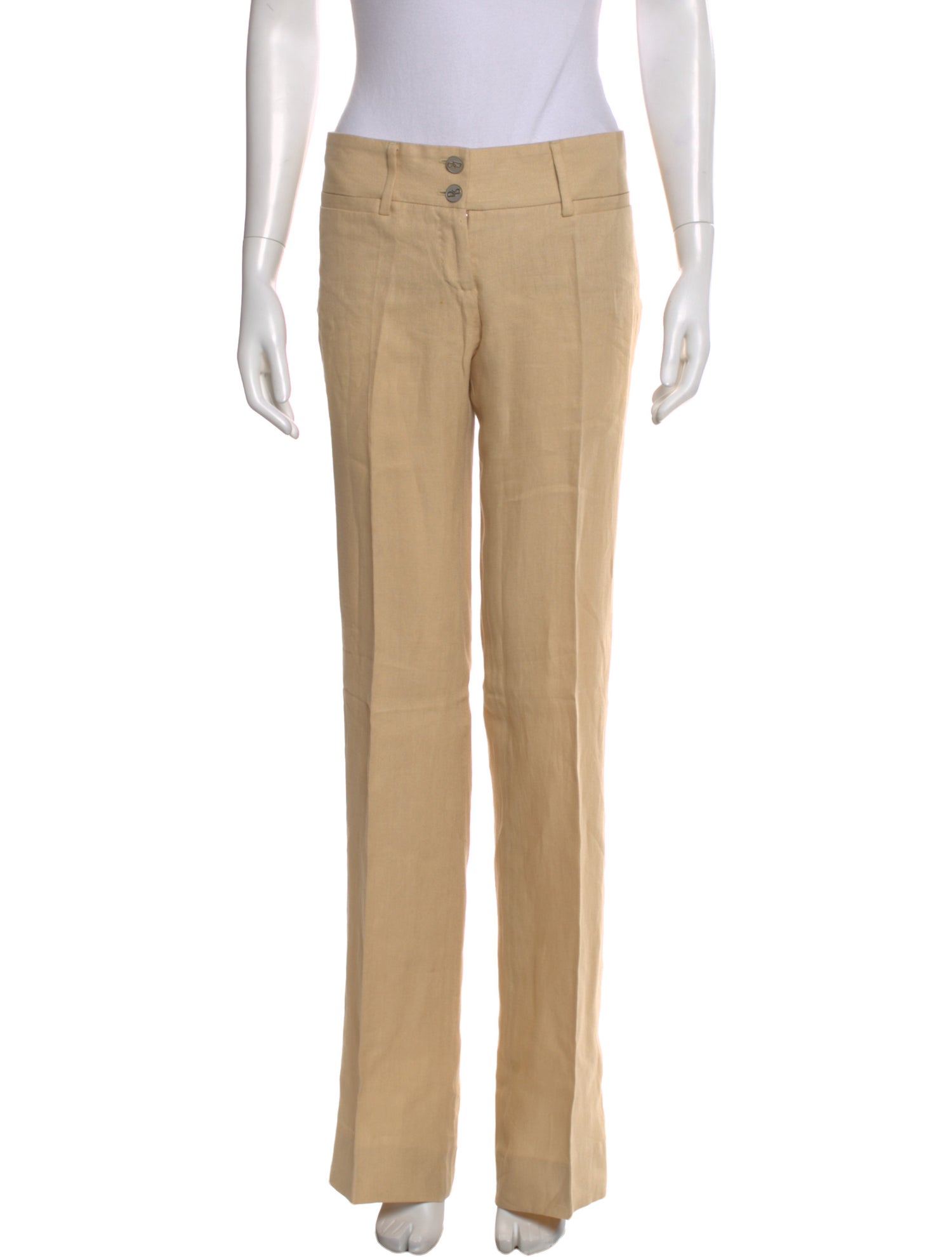 Dolce & Gabbana Linen Wide Leg Pants