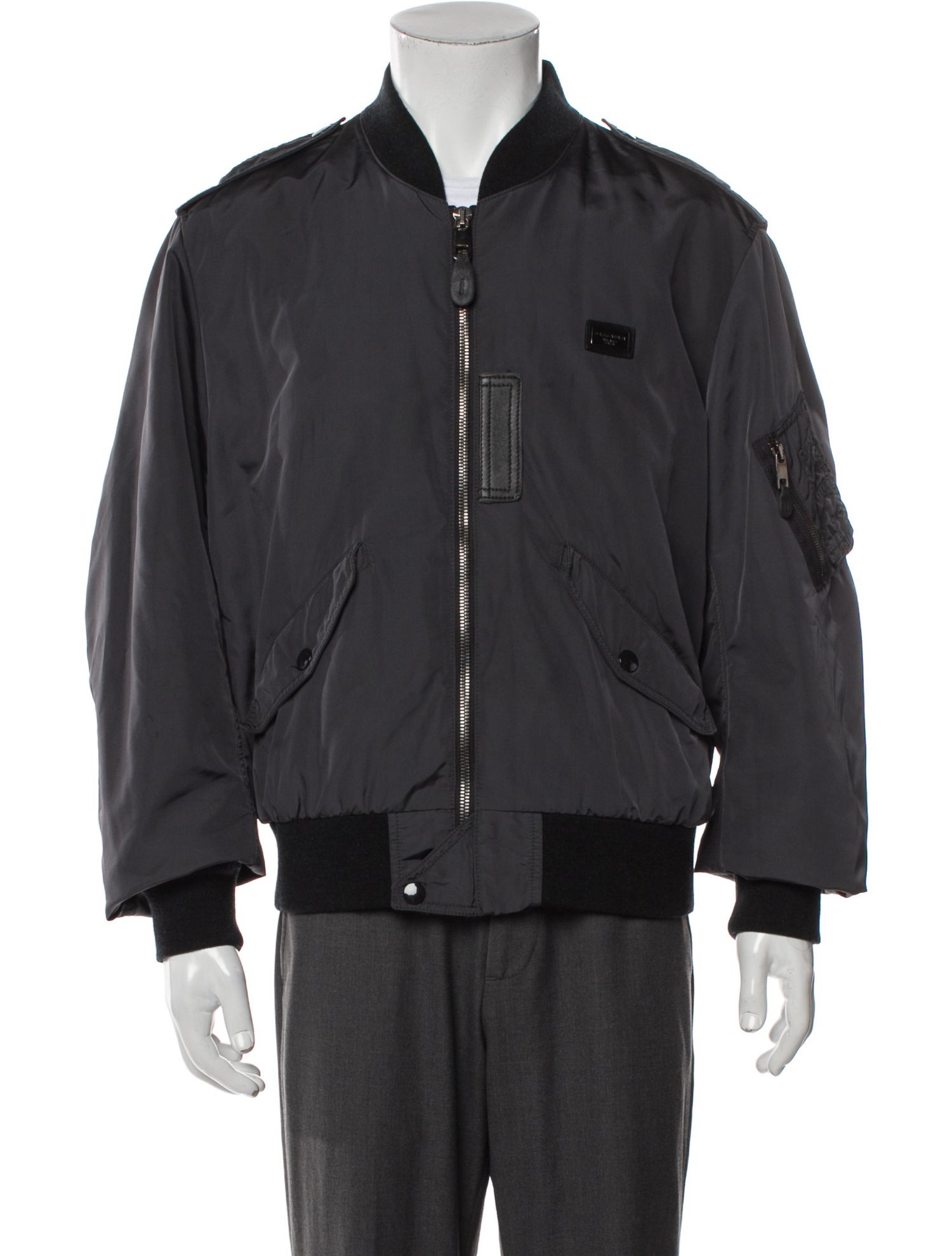 Dolce & Gabbana Graphic Print Bomber Jacket