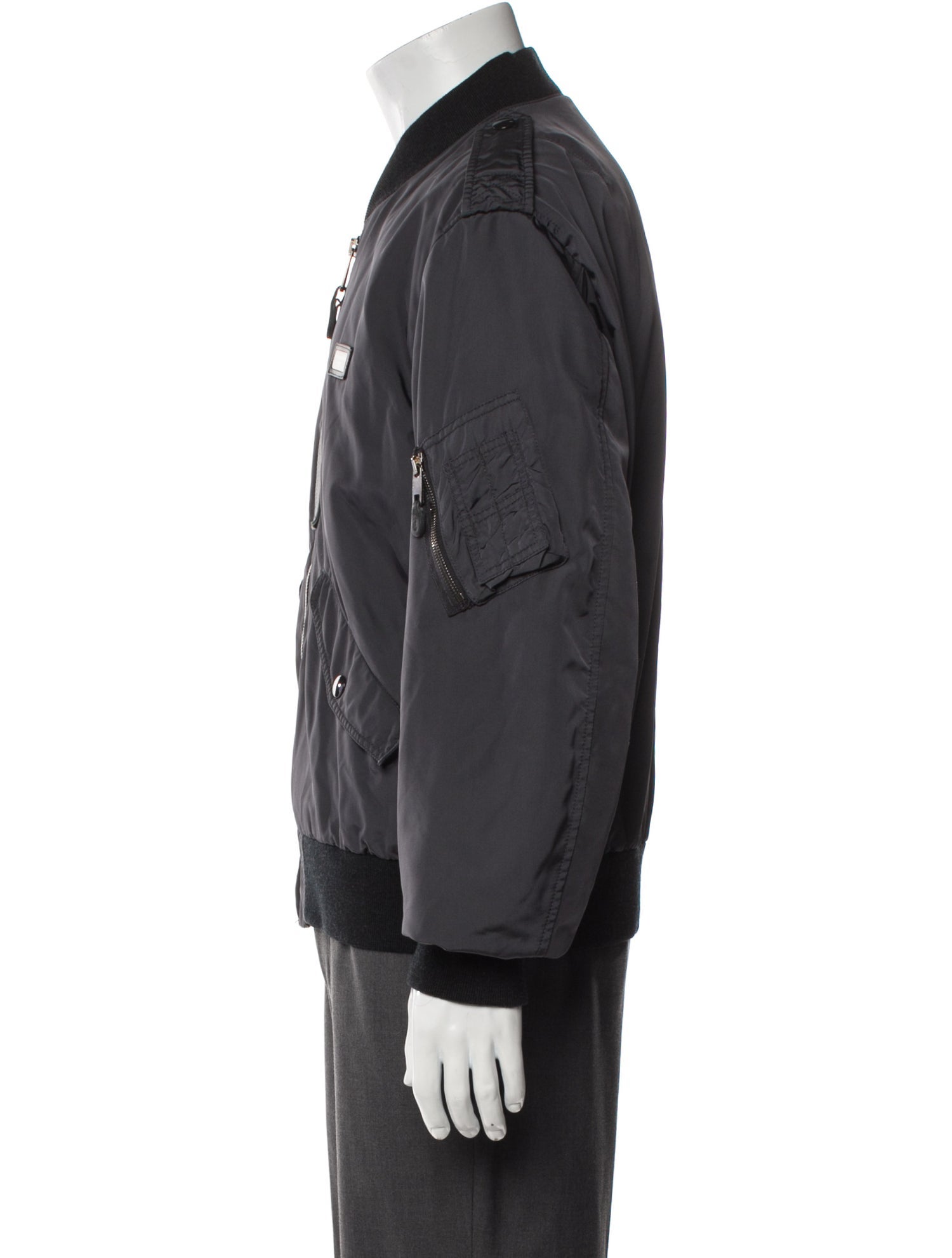 Dolce & Gabbana Graphic Print Bomber Jacket