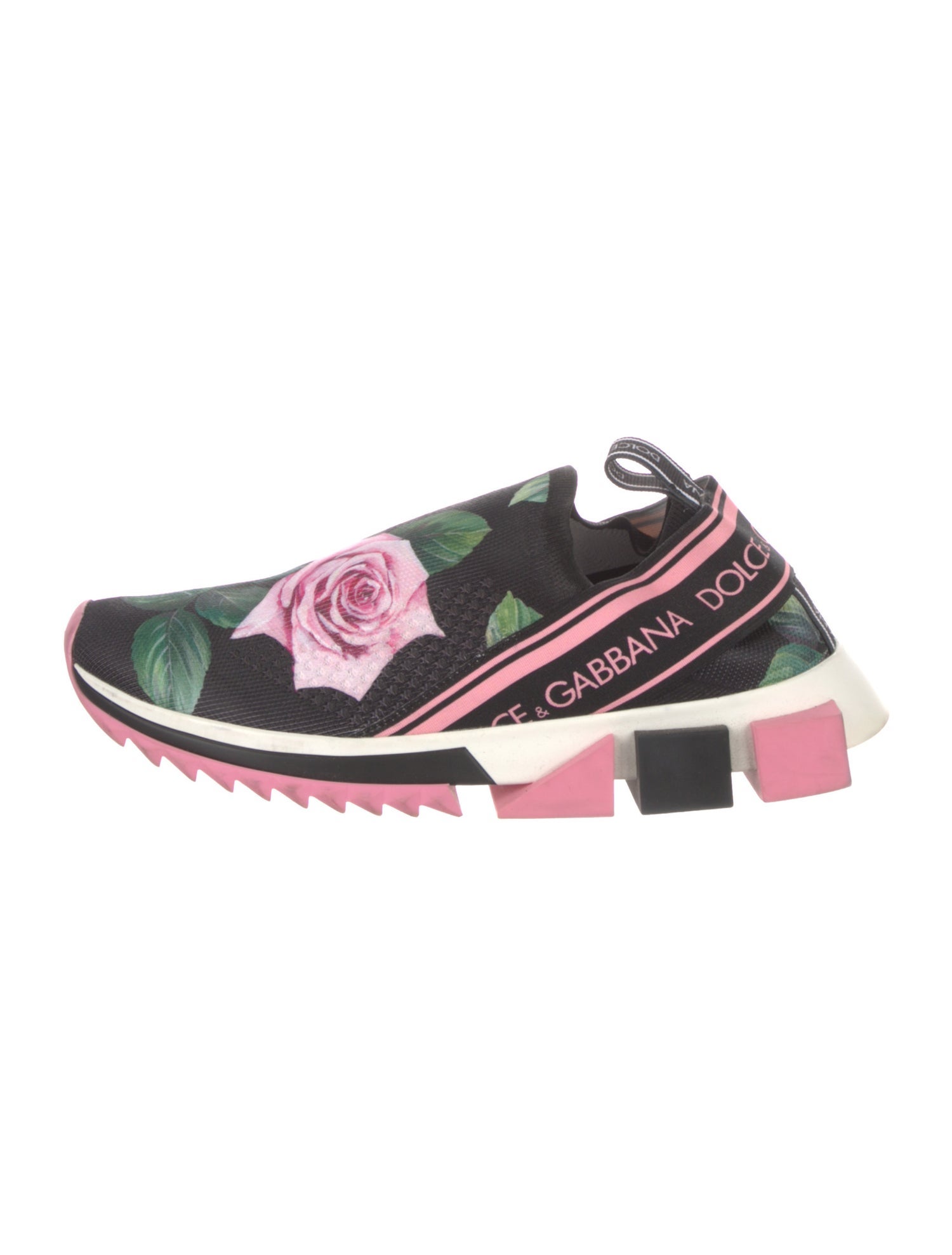 Dolce & Gabbana Floral Print Sneakers