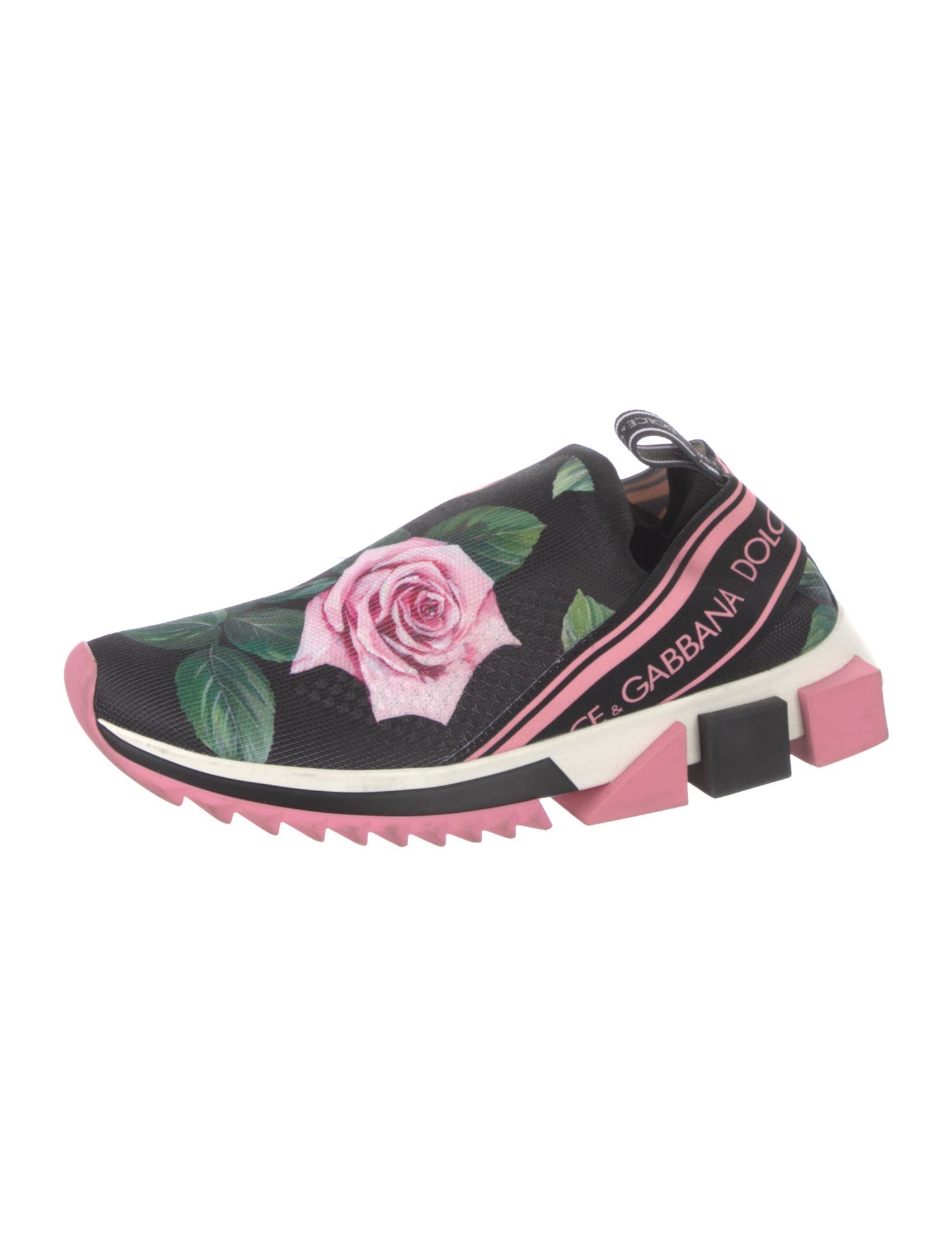 Dolce & Gabbana Floral Print Sneakers