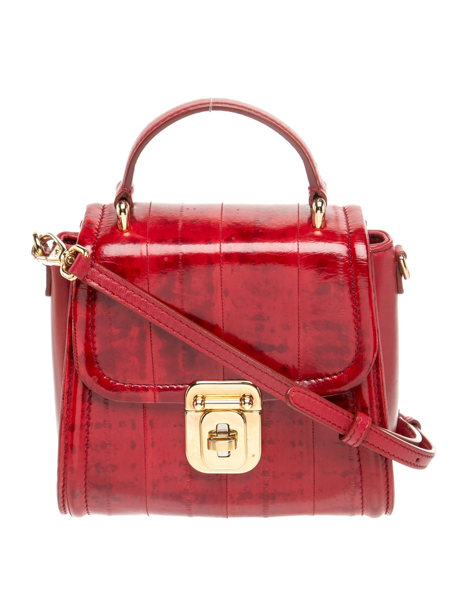 Dolce & Gabbana Leather Top Handle Bag