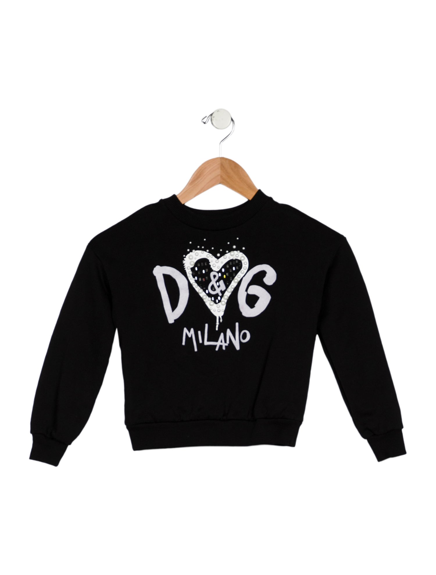 Dolce & Gabbana Toddler Girls' Graphic Embellished Sweatshirt
