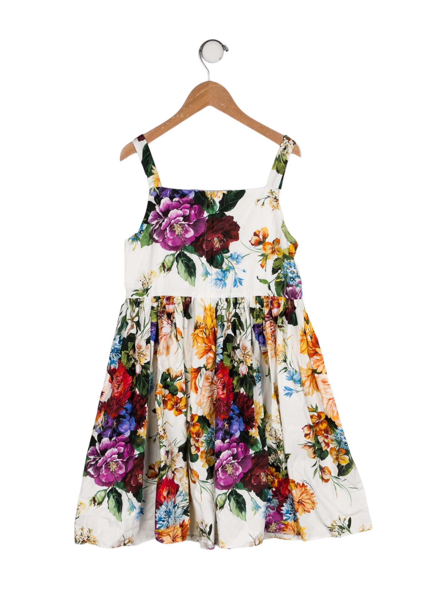 Dolce & Gabbana Floral Print Sleeveless Dress