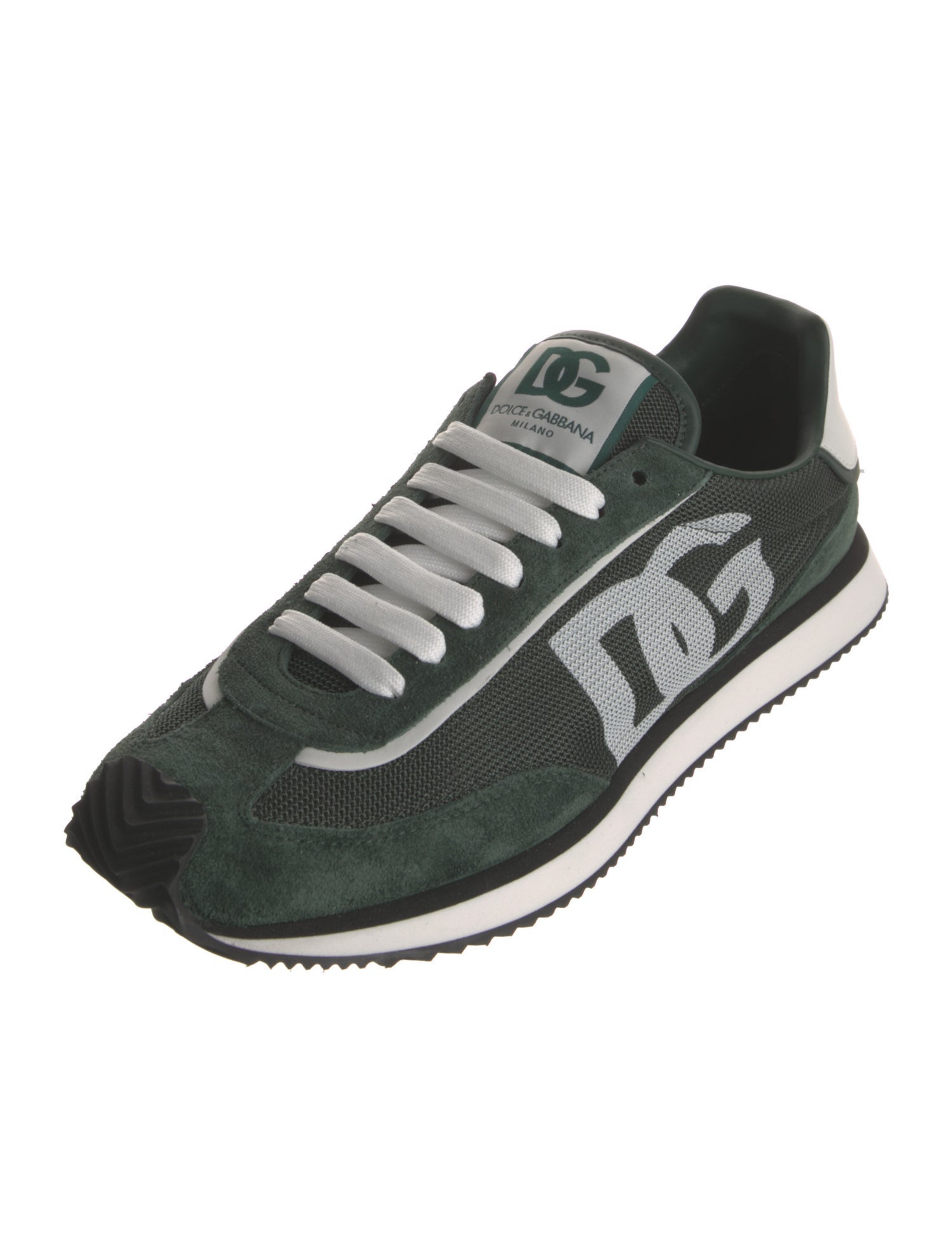 Dolce & Gabbana Suede Printed Sneakers w/ Tags