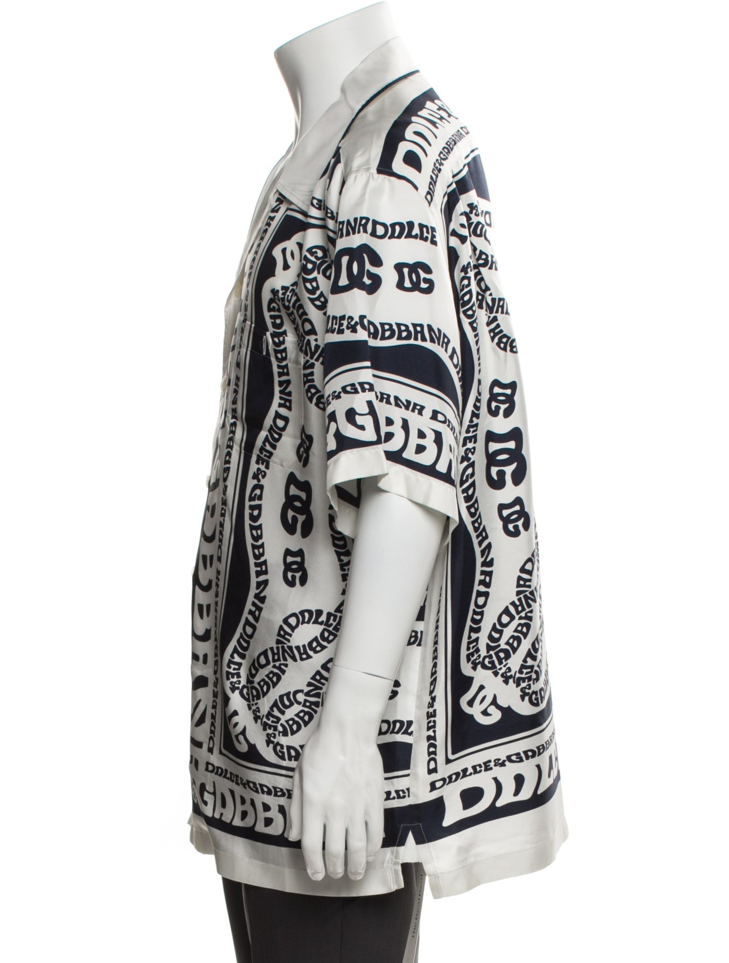 Dolce & Gabbana Silk Printed Shirt