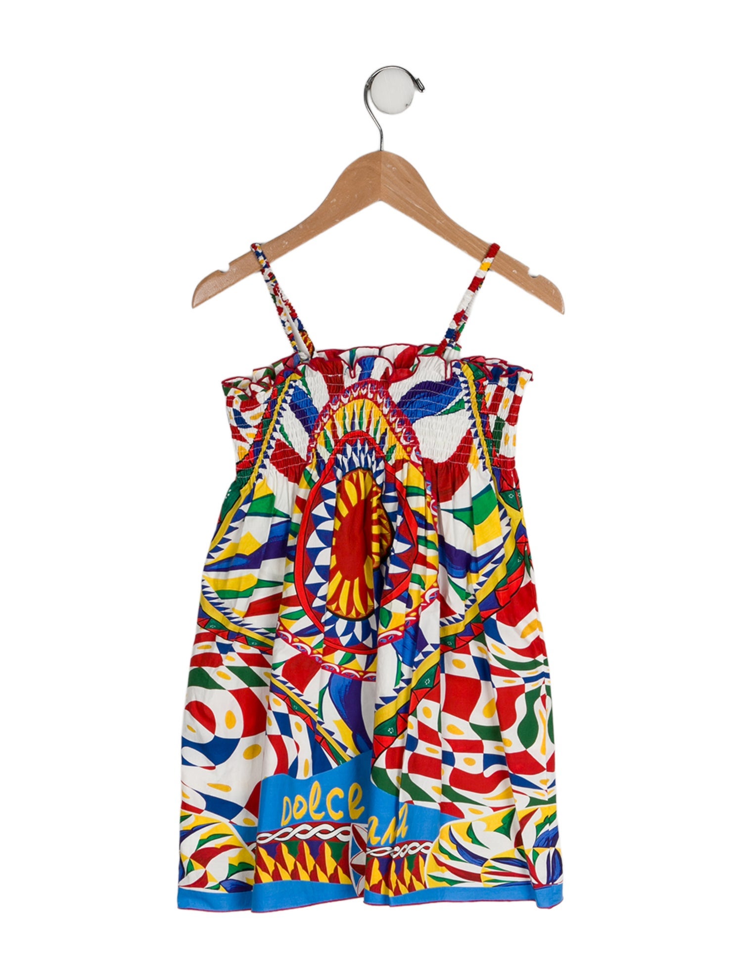 Dolce & Gabbana Ruffle Trimmed Dress
