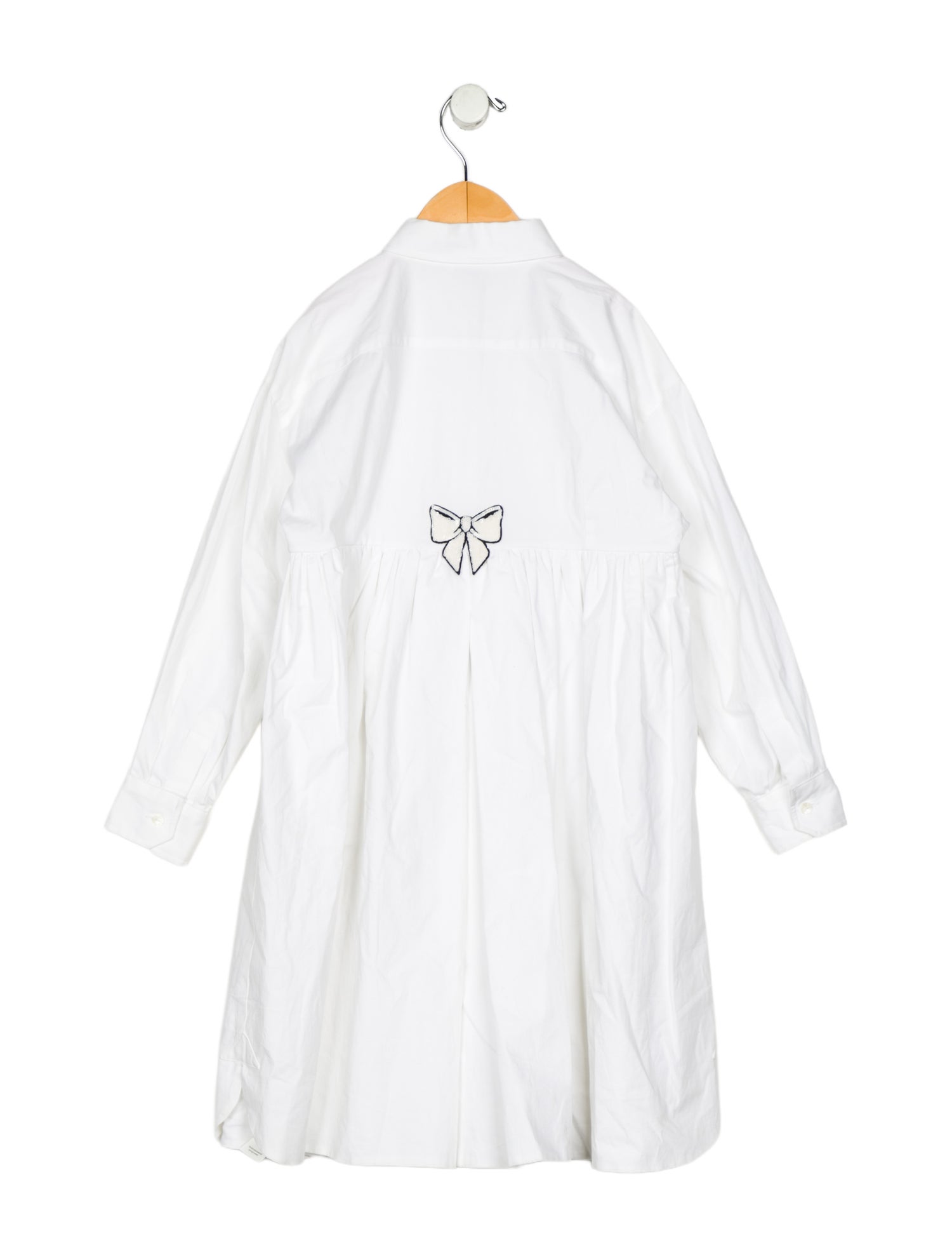 Dolce & Gabbana Girls' Long Sleeve Cotton Dress