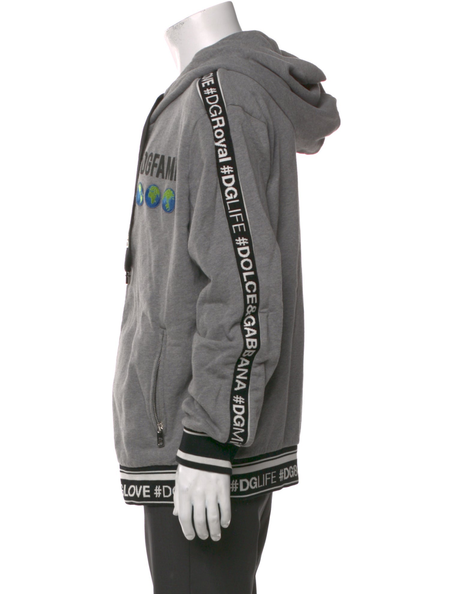 Dolce & Gabbana Signature Logo Graphic Print Hoodie