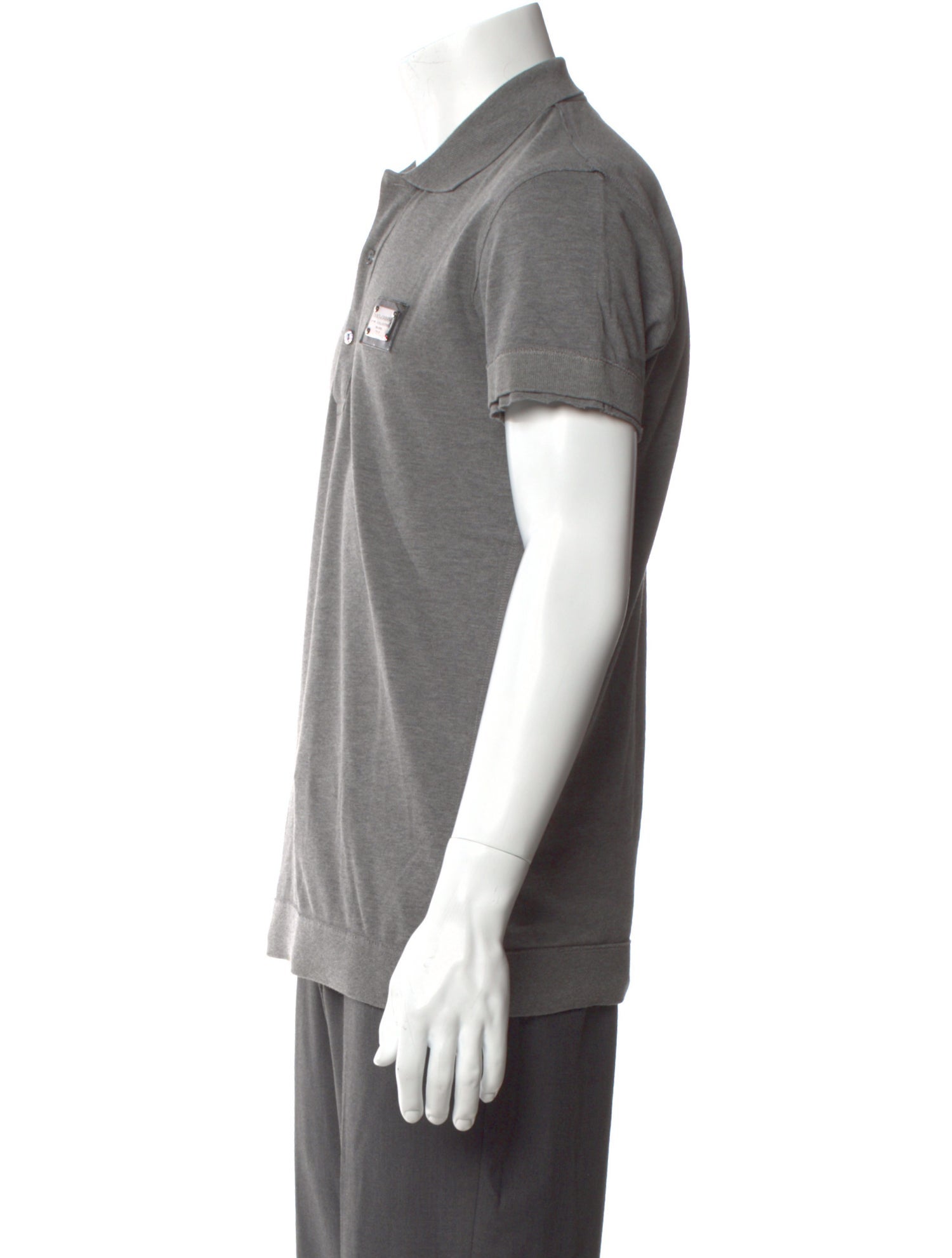 Dolce & Gabbana Crew Neck Short Sleeve Polo Shirt