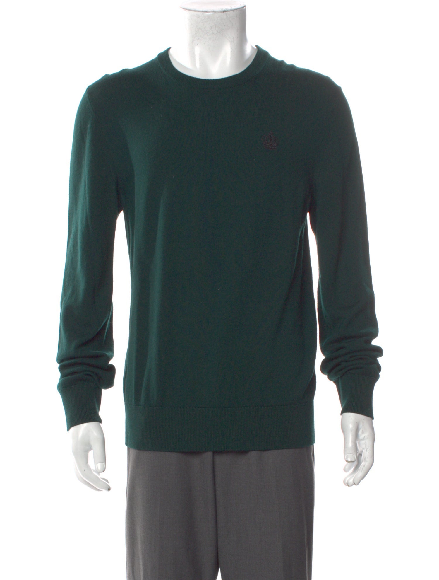 Dolce & Gabbana Virgin Wool Crew Neck Pullover