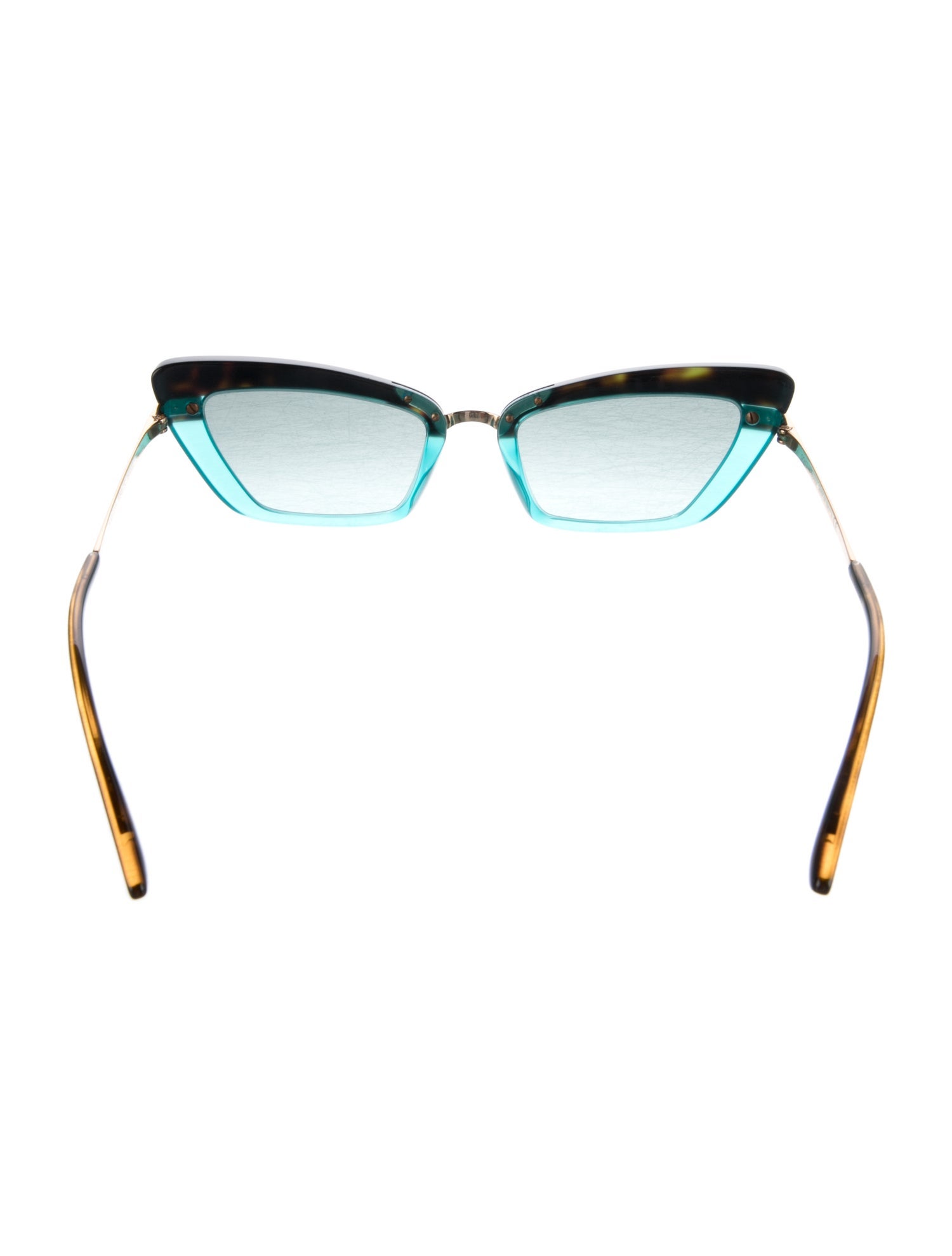 Dolce & Gabbana Cat-Eye Gradient Sunglasses