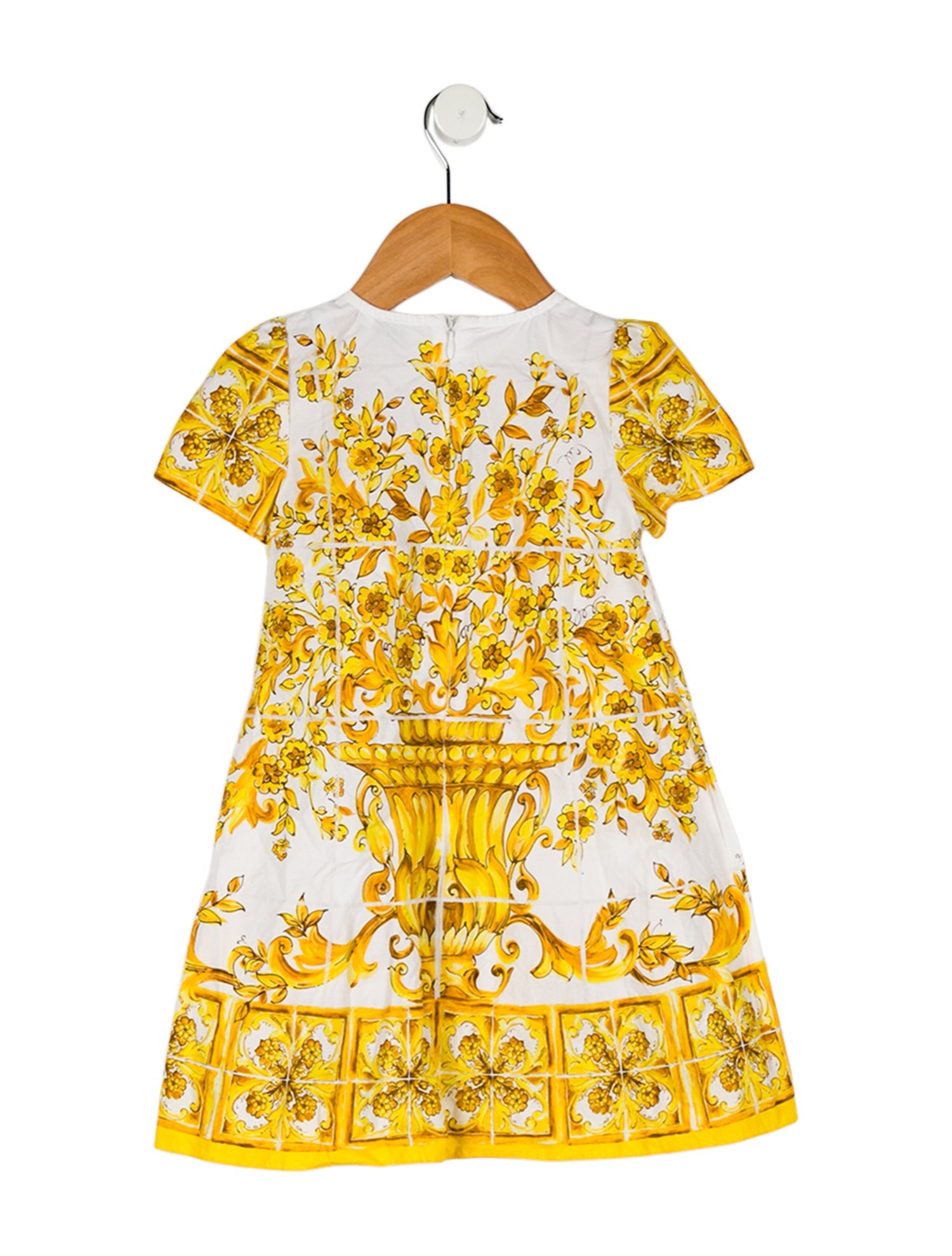 Dolce & Gabbana Toddler Girls' Majolica Print Dress