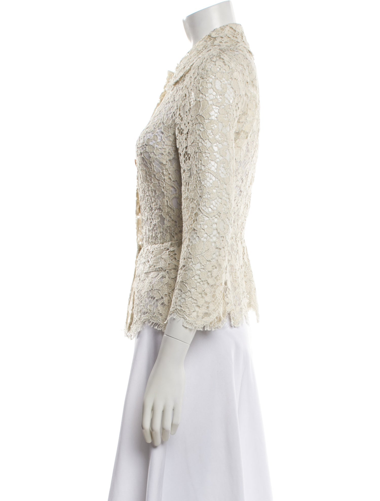 Dolce & Gabbana Tweed Pattern Evening Jacket