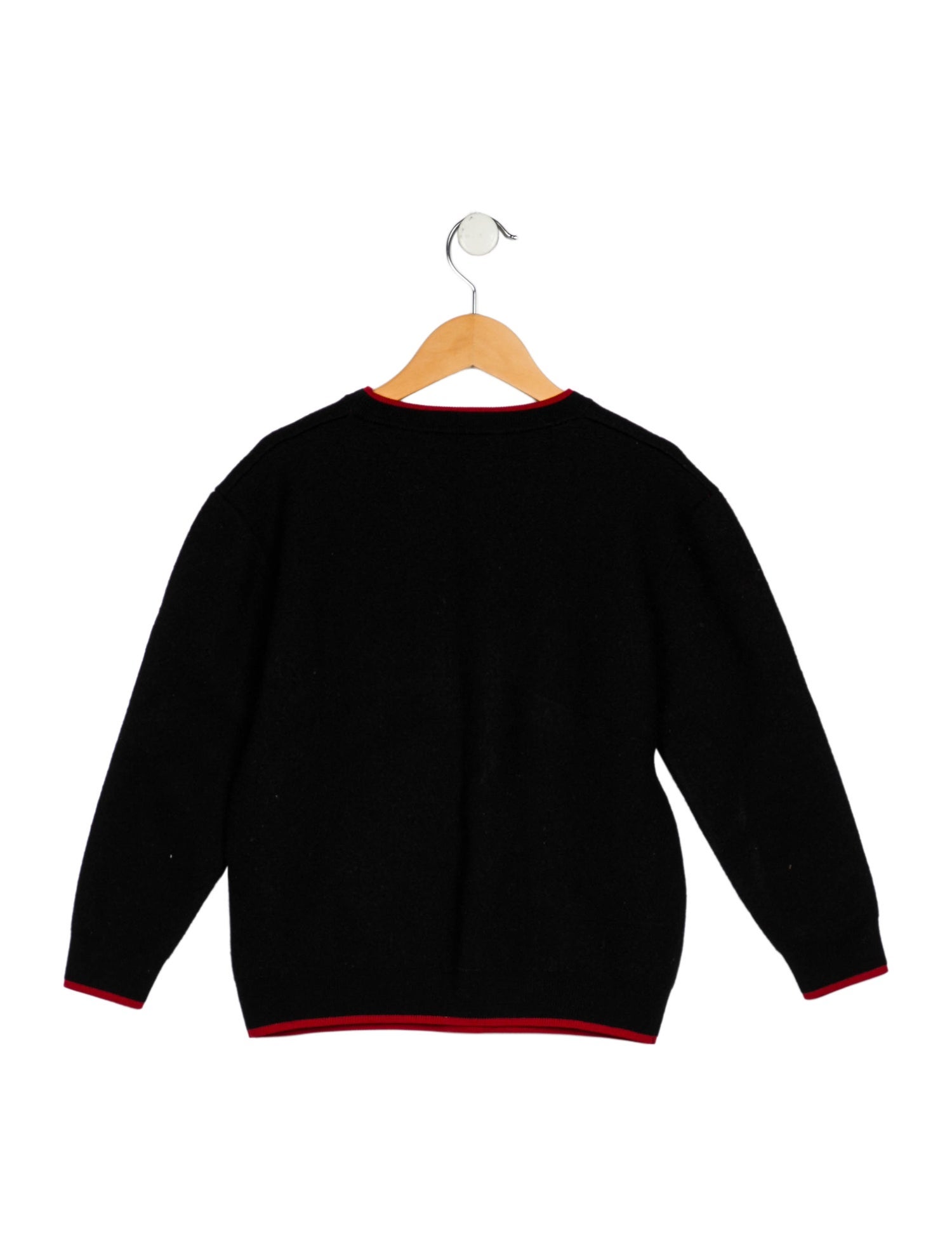 Dolce & Gabbana Black and red patterned sweater