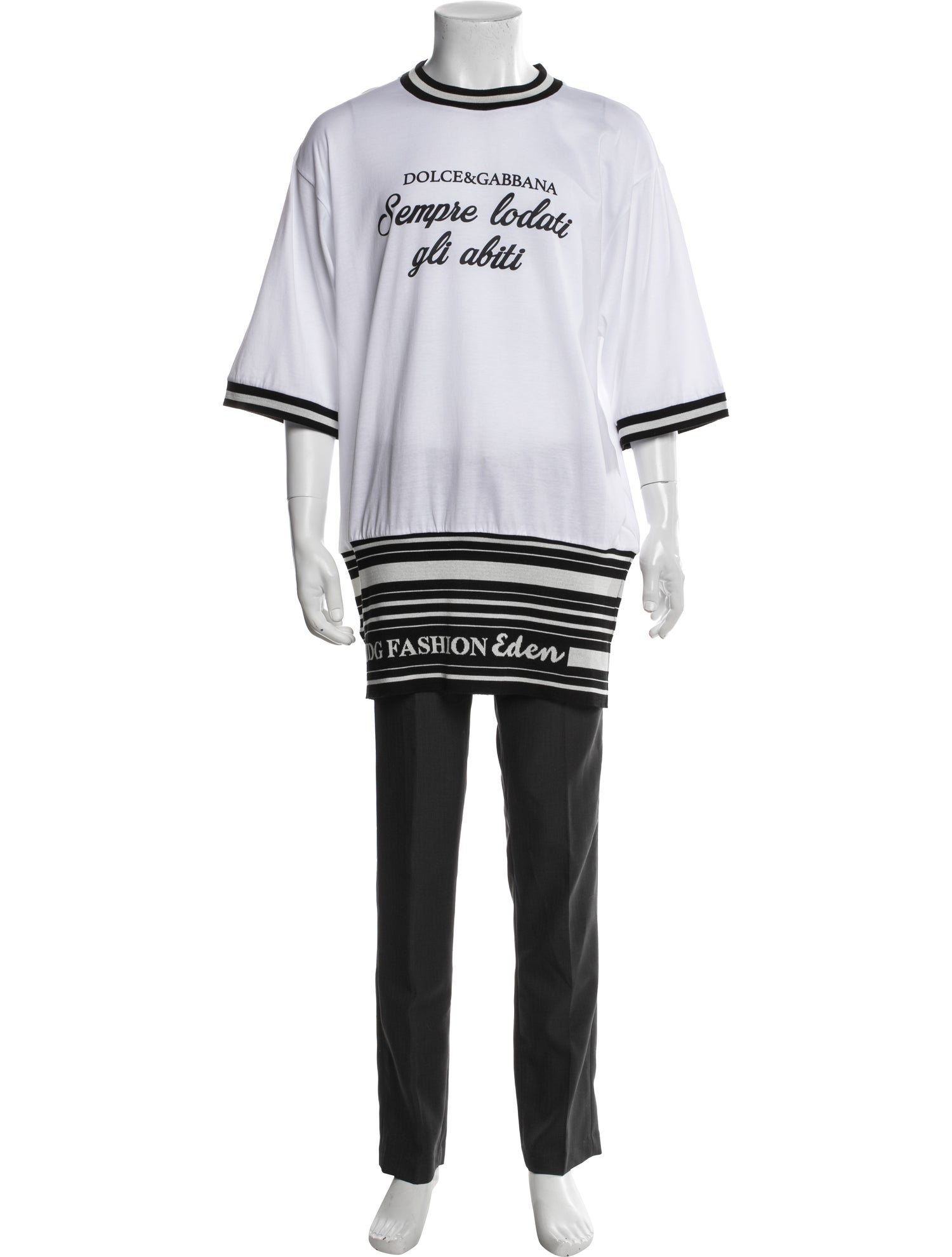 Dolce & Gabbana Graphic Print Short Sleeve Shirt