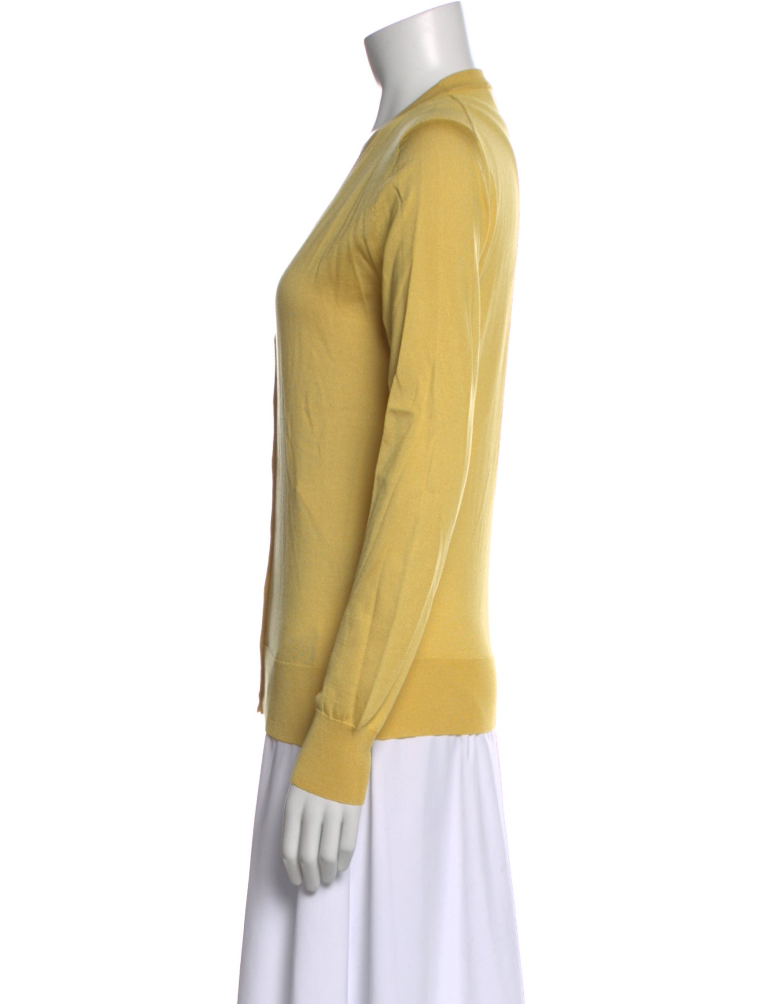 Dolce & Gabbana Silk V-Neck Sweater