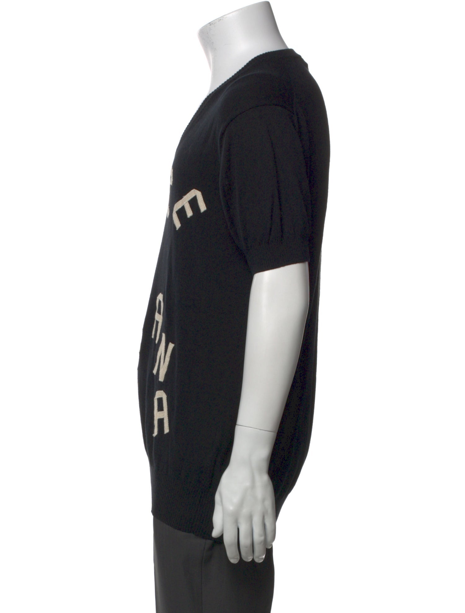 Dolce & Gabbana Graphic Print V-Neck T-Shirt
