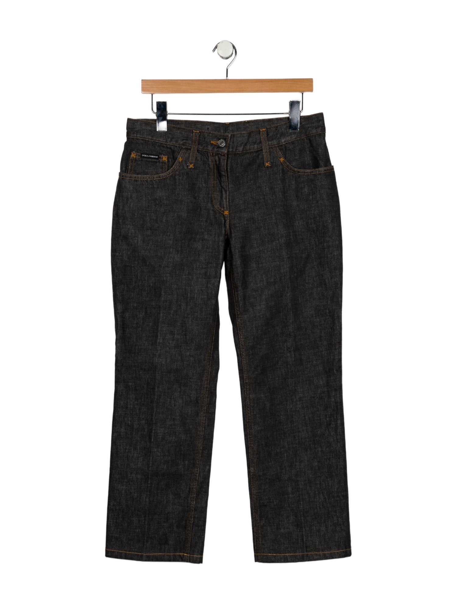 Dolce & Gabbana Mid-Rise Wide Leg Jeans