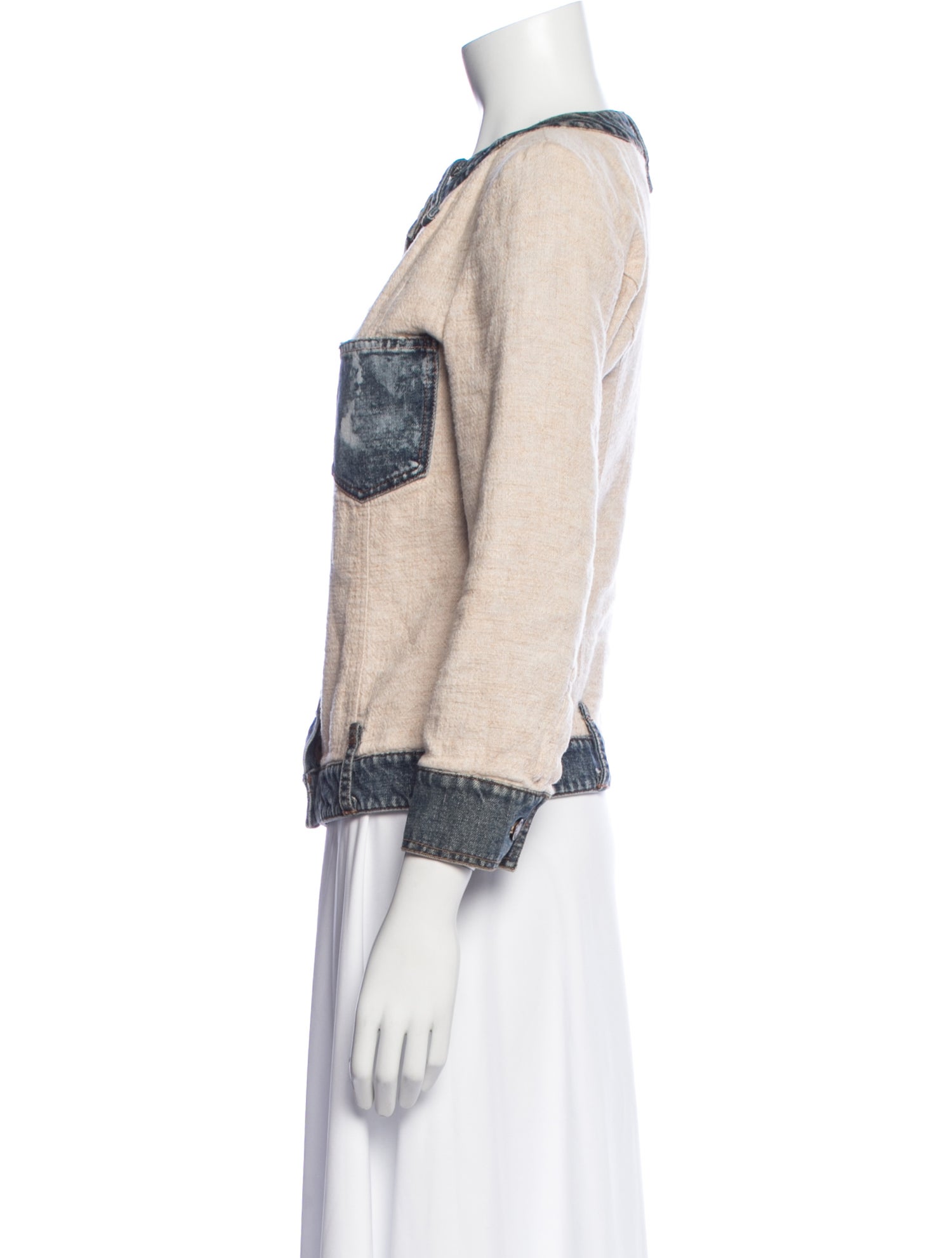 Dolce & Gabbana Linen Tweed Pattern Evening Jacket